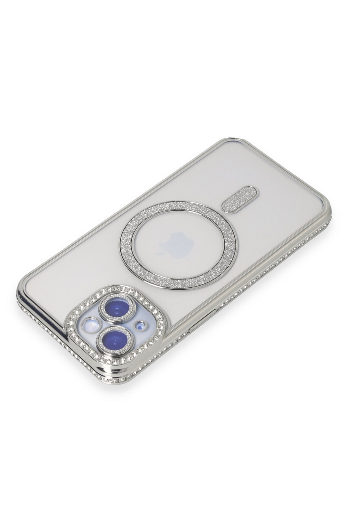 Newface iPhone 15 Kılıf Zuma Kartvizitli Yüzüklü Silikon - Kırmızı