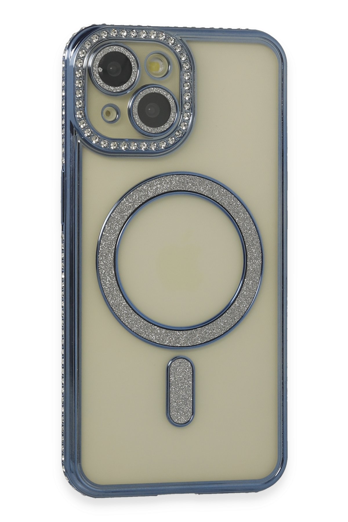 Newface iPhone 15 Kılıf Anka PC Magneticsafe Sert Metal Kapak - Siyah