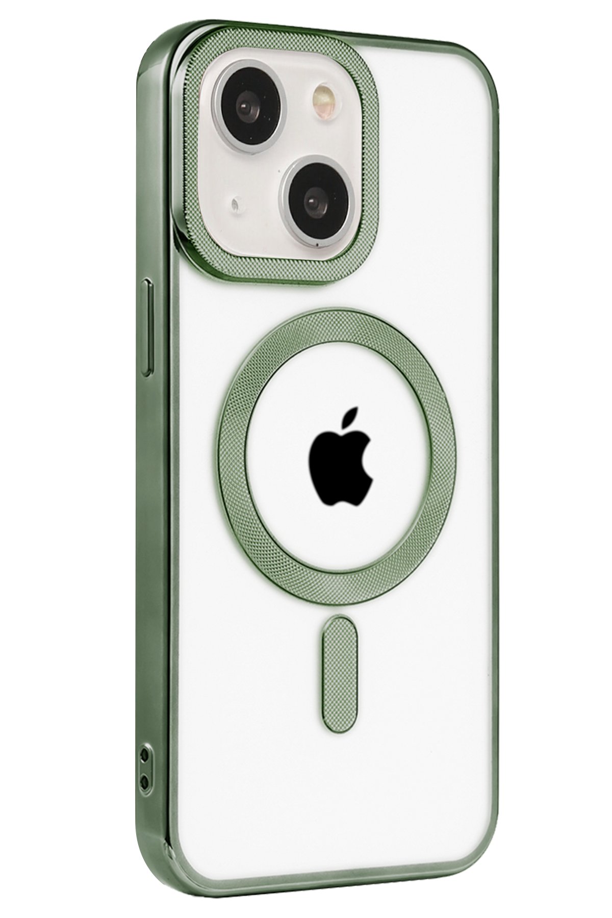 Newface iPhone 15 Kılıf Elegant Kapak - Pudra