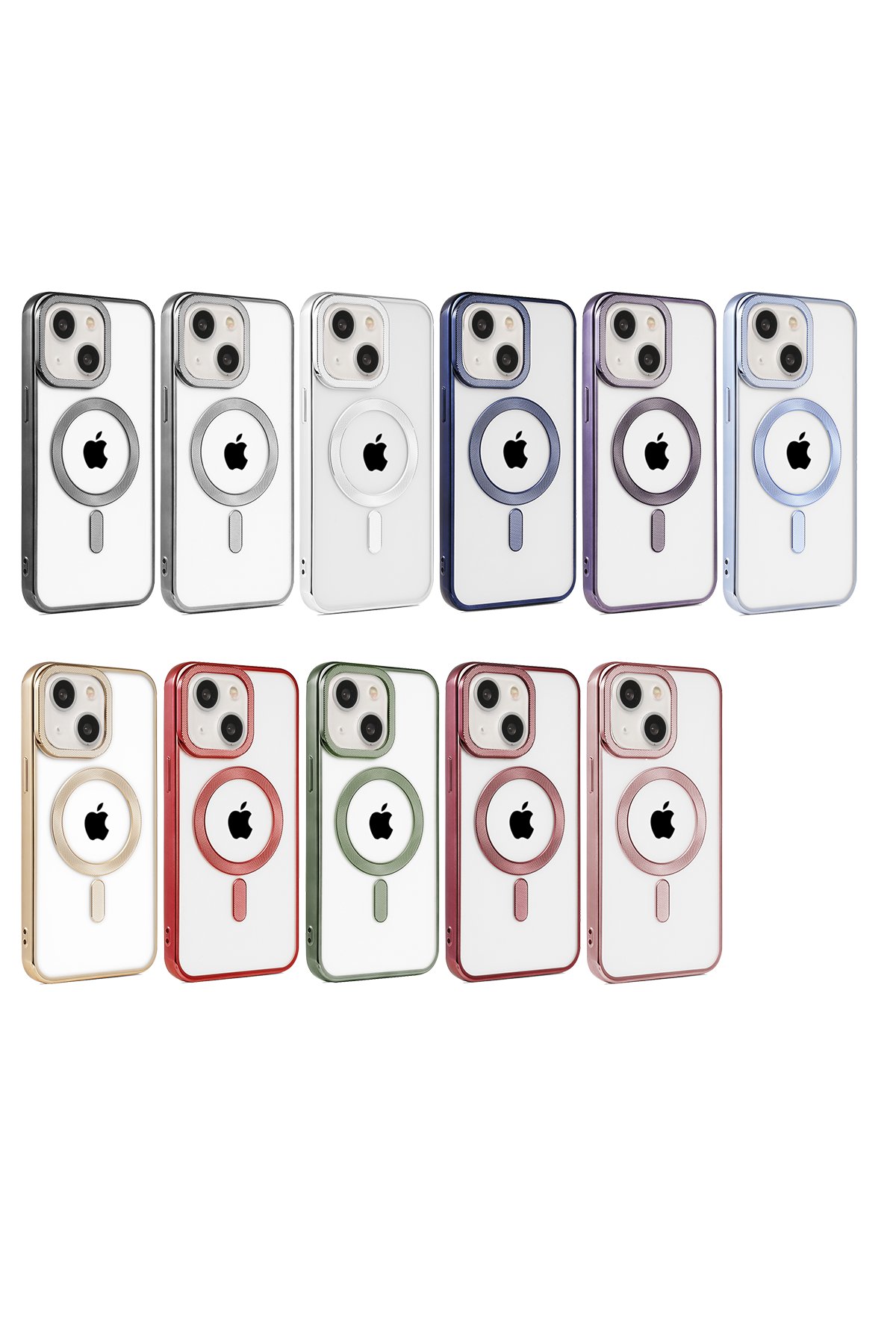 Newface iPhone 15 Raze Metal Kamera Lens - Siyah