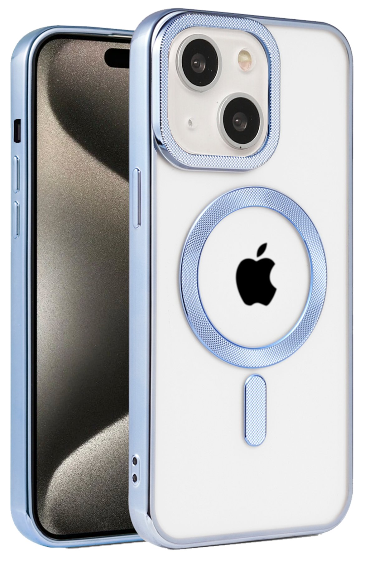 Newface iPhone 15 Kılıf Kross Magneticsafe Kapak - Gold