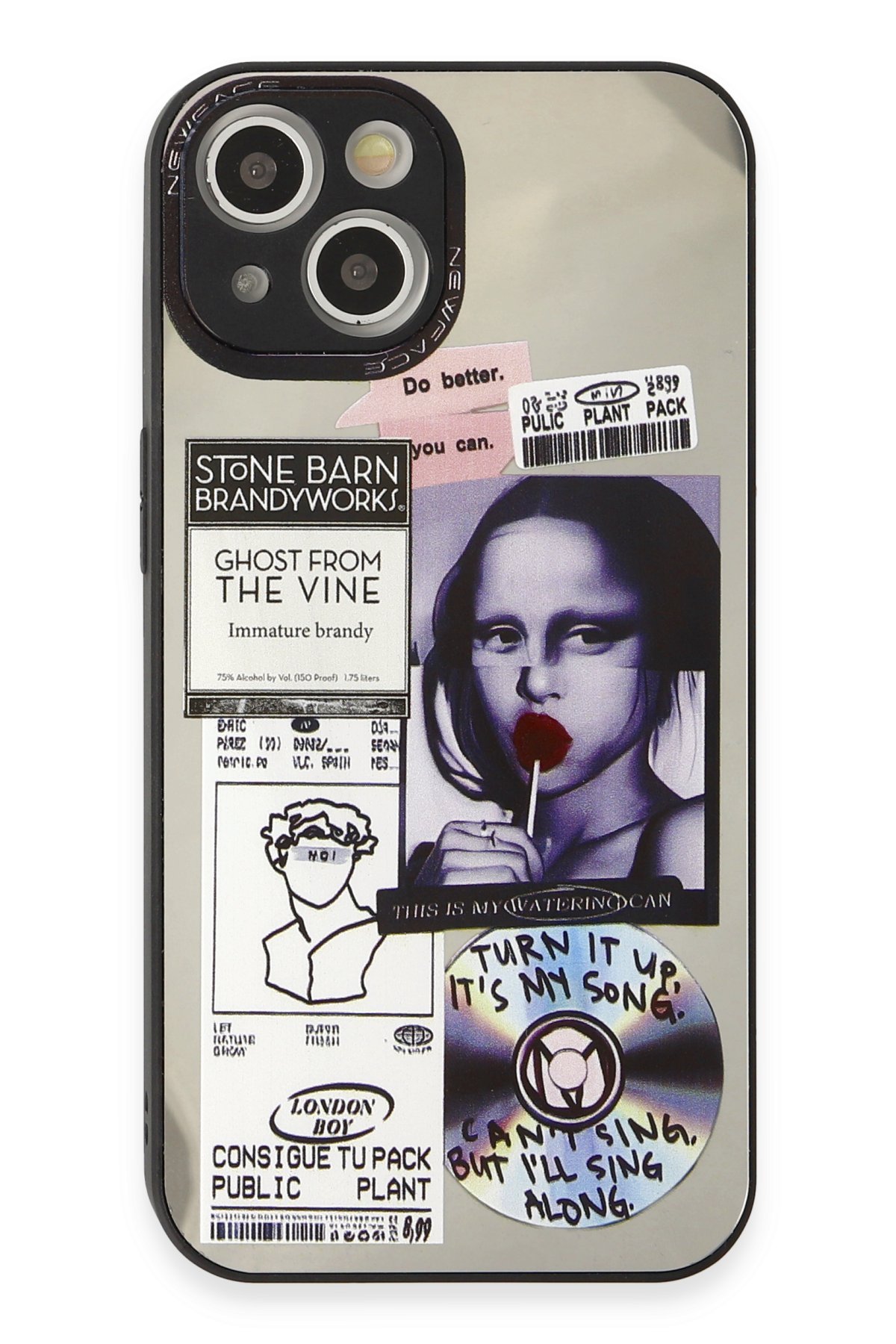 Newface iPhone 15 Raze Metal Kamera Lens - Siyah