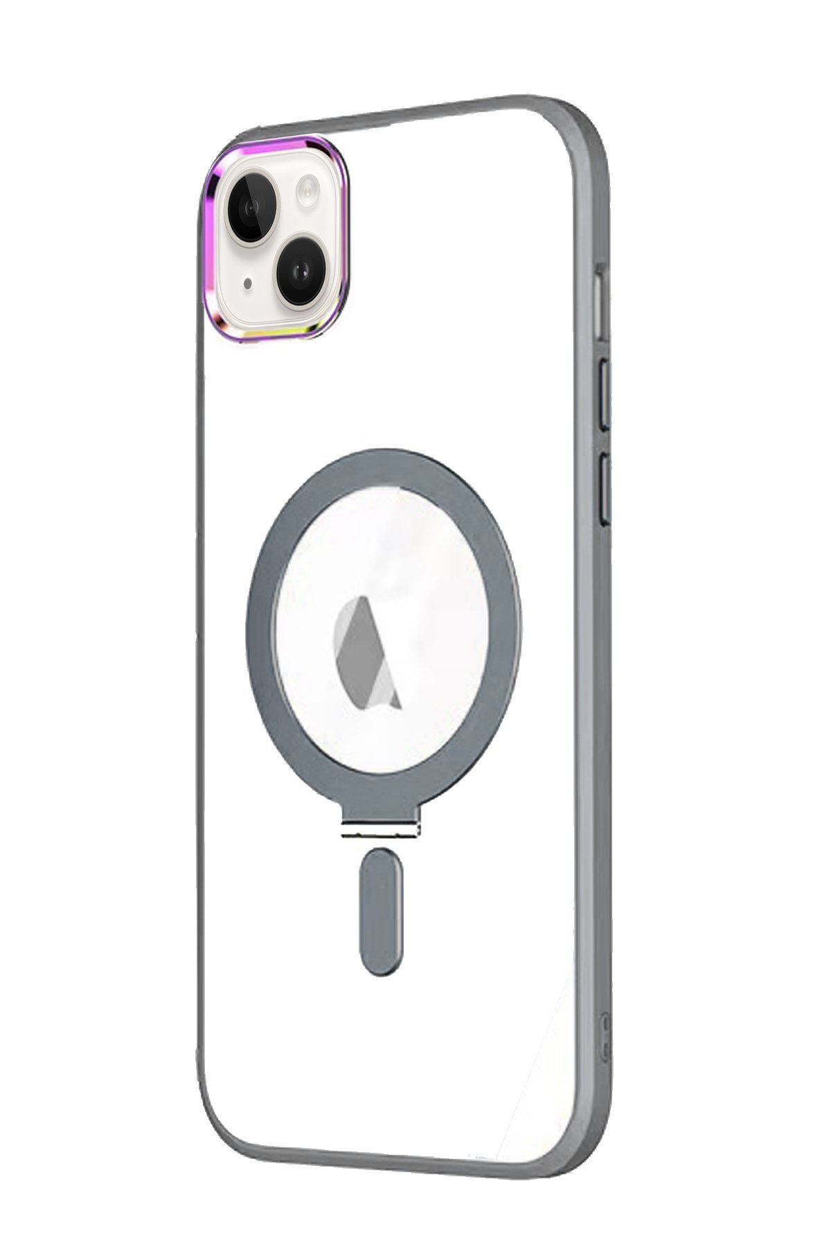 Newface iPhone 15 Kılıf Volet Silikon - Pembe