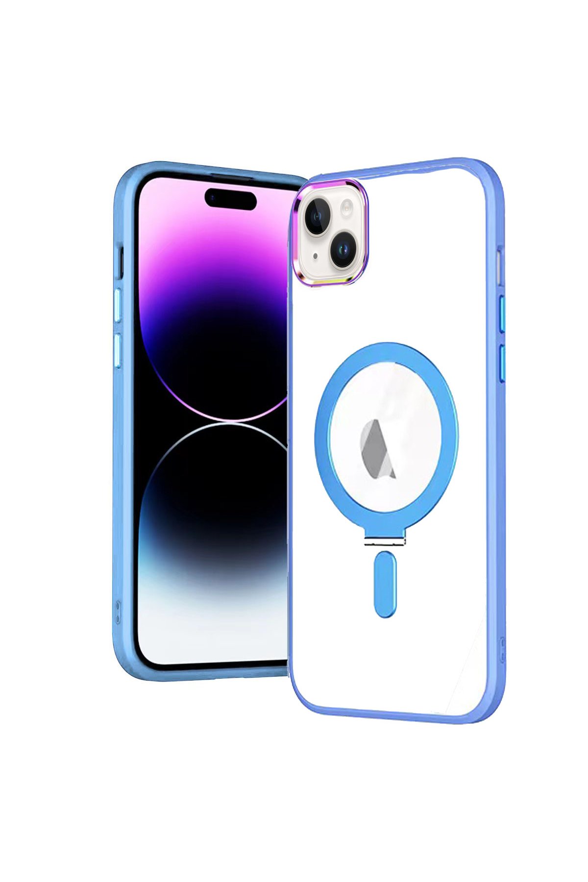 Newface iPhone 15 Kılıf Optimum Silikon - Lacivert