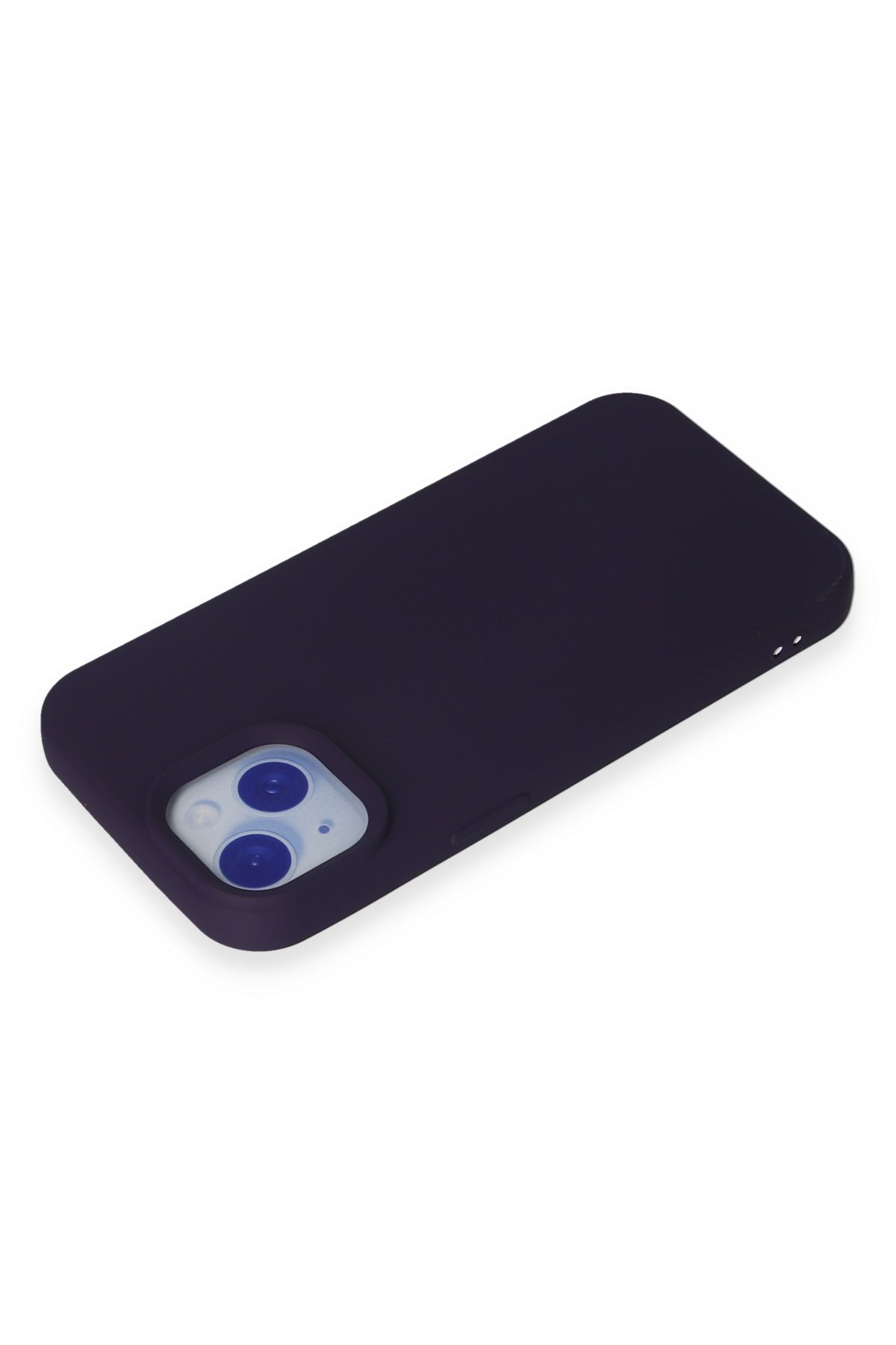 Newface iPhone 15 Kılıf Elegant Kapak - Derin Mor