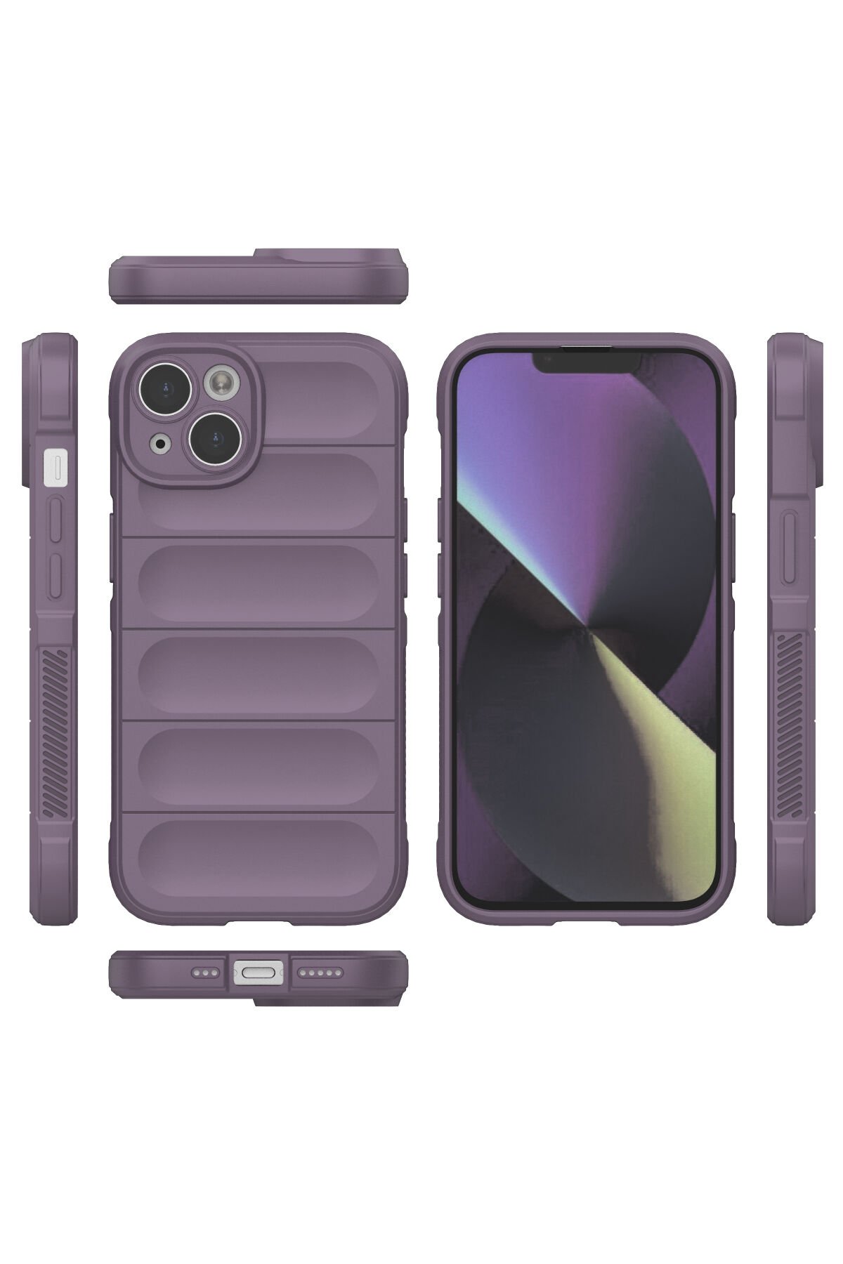 Newface iPhone 15 Kılıf Aras Deri Kapak - Siyah