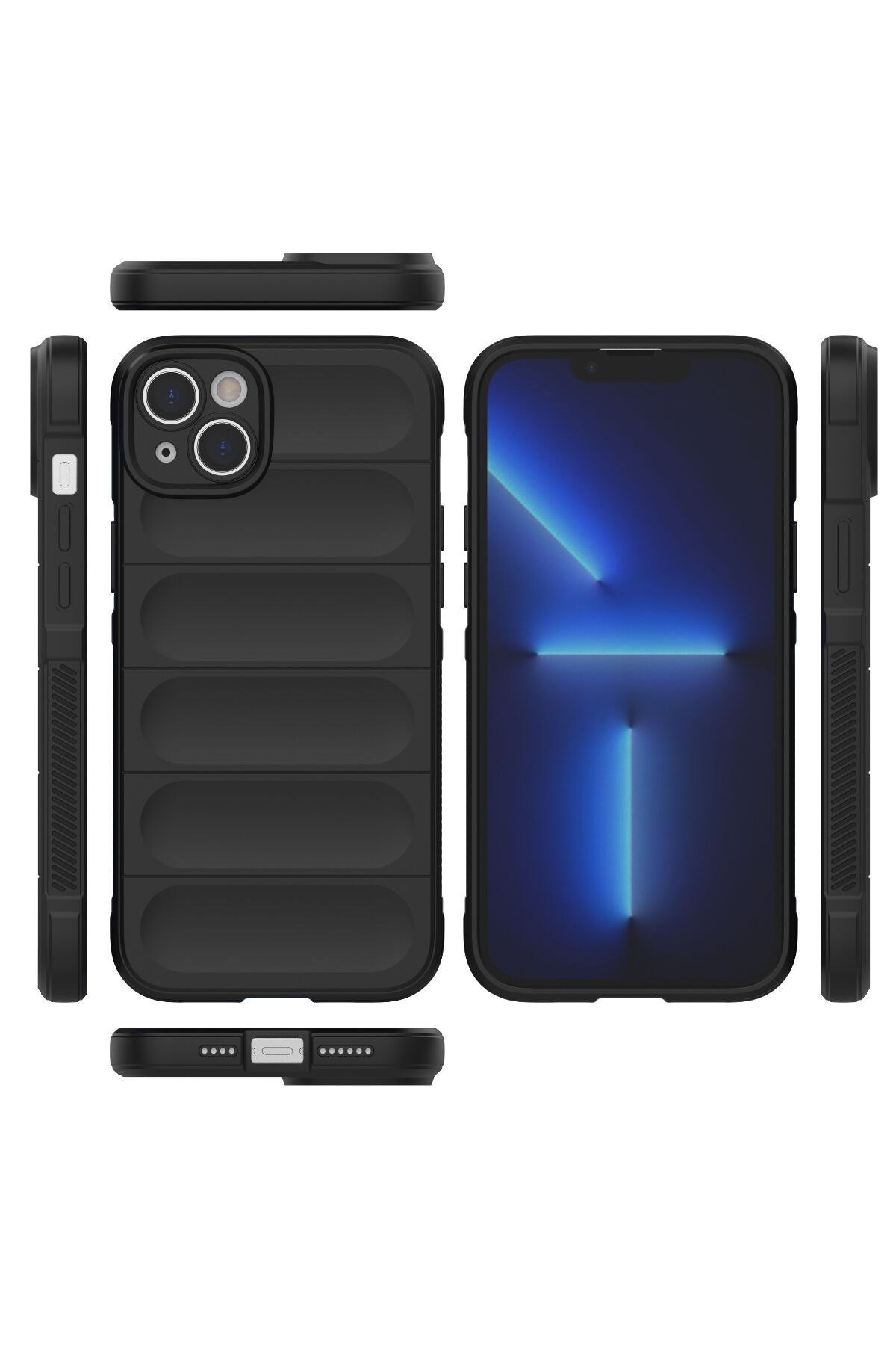 Newface iPhone 15 Kılıf Joke Simli Magneticsafe Kılıf - Pembe