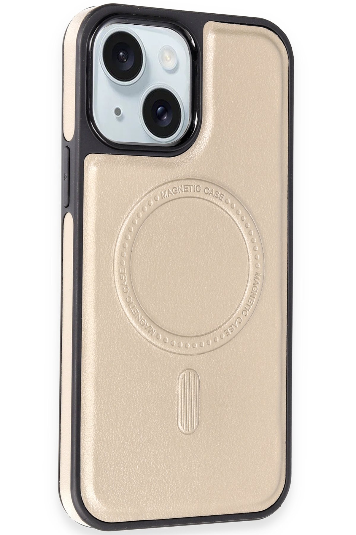 Newface iPhone 15 Kılıf Kelvin Kartvizitli Silikon - Bordo