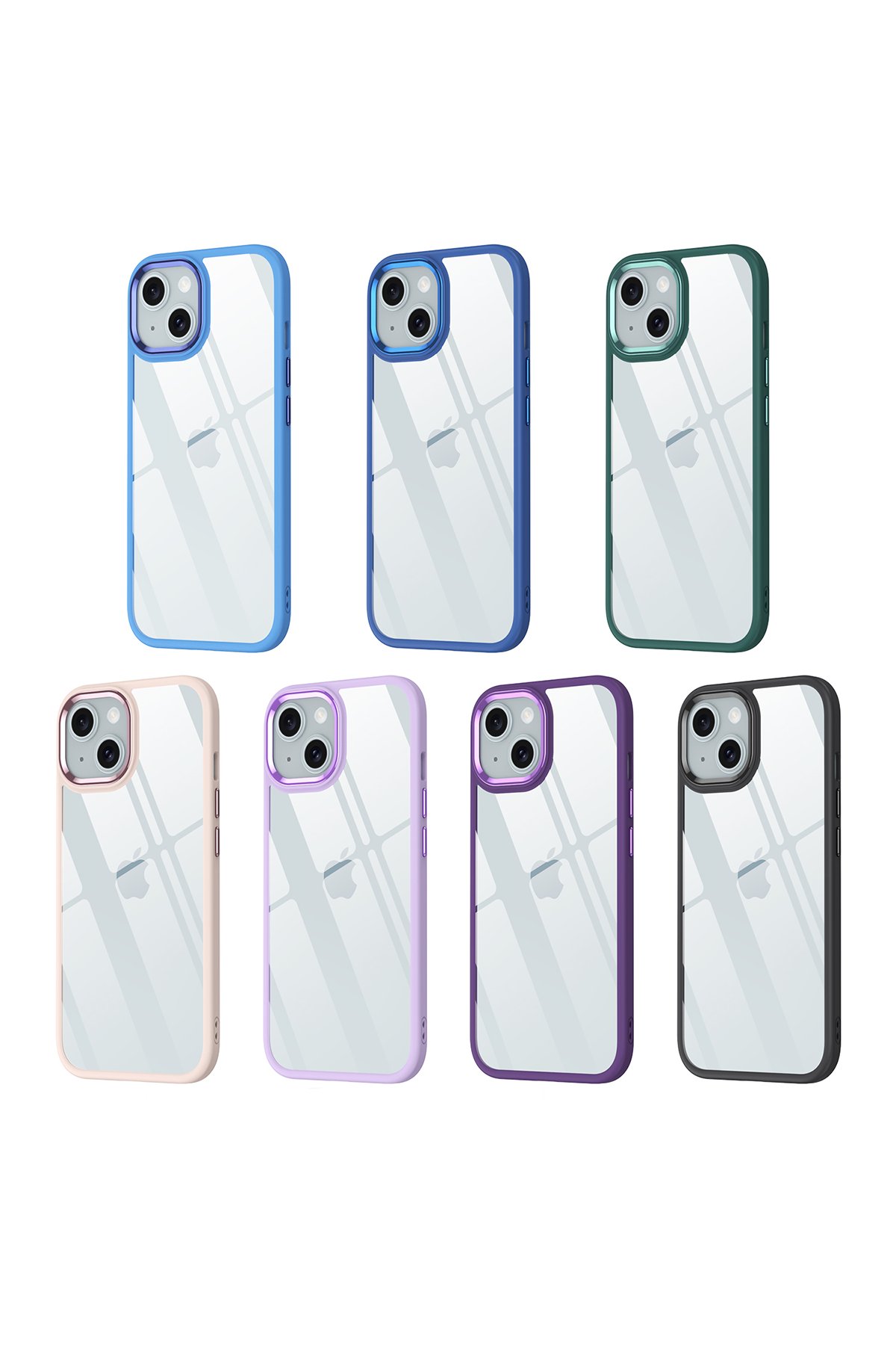 Newface iPhone 15 Kılıf Airmax Silikon Kapak - Siyah