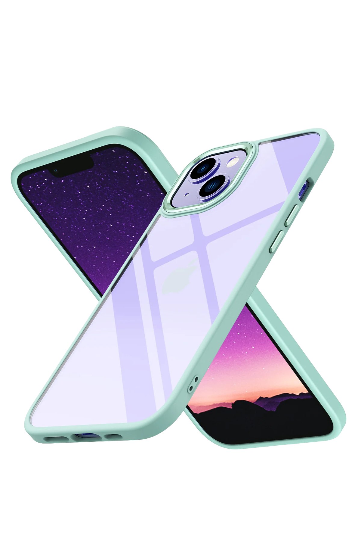 Newface iPhone 15 Kılıf Lodos Magneticsafe Mat Kapak - Şeffaf