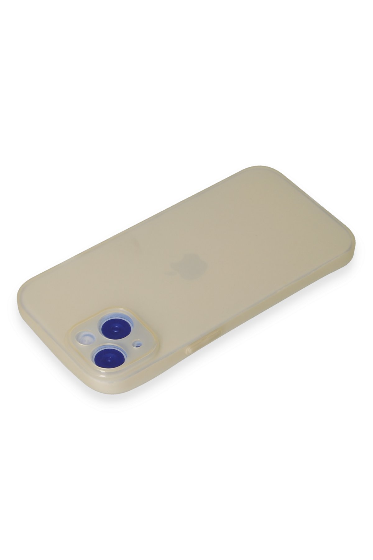 Newface iPhone 15 Kılıf Nano içi Kadife Silikon - Lacivert