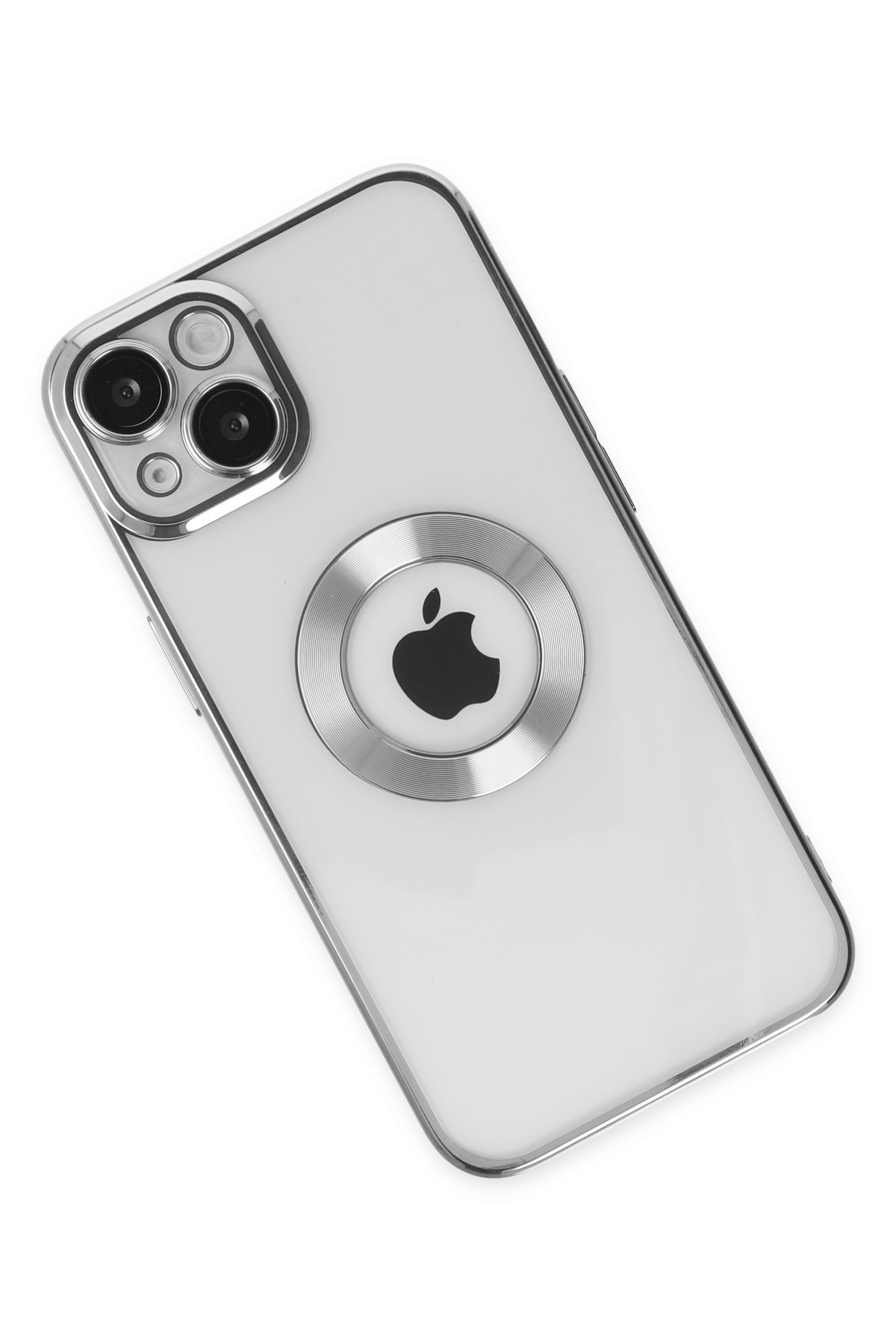 Newface iPhone 15 Kılıf Loop Deri Silikon - Kahverengi