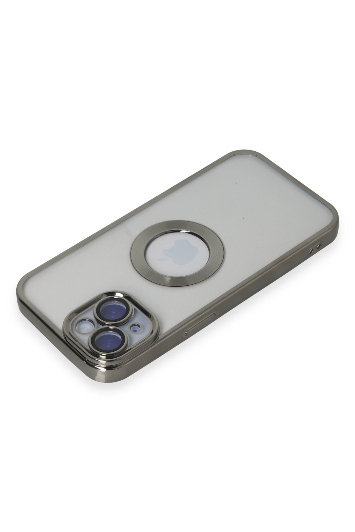 Newface iPhone 15 Kılıf Mudo Magneticsafe Standlı Kapak - Şeffaf