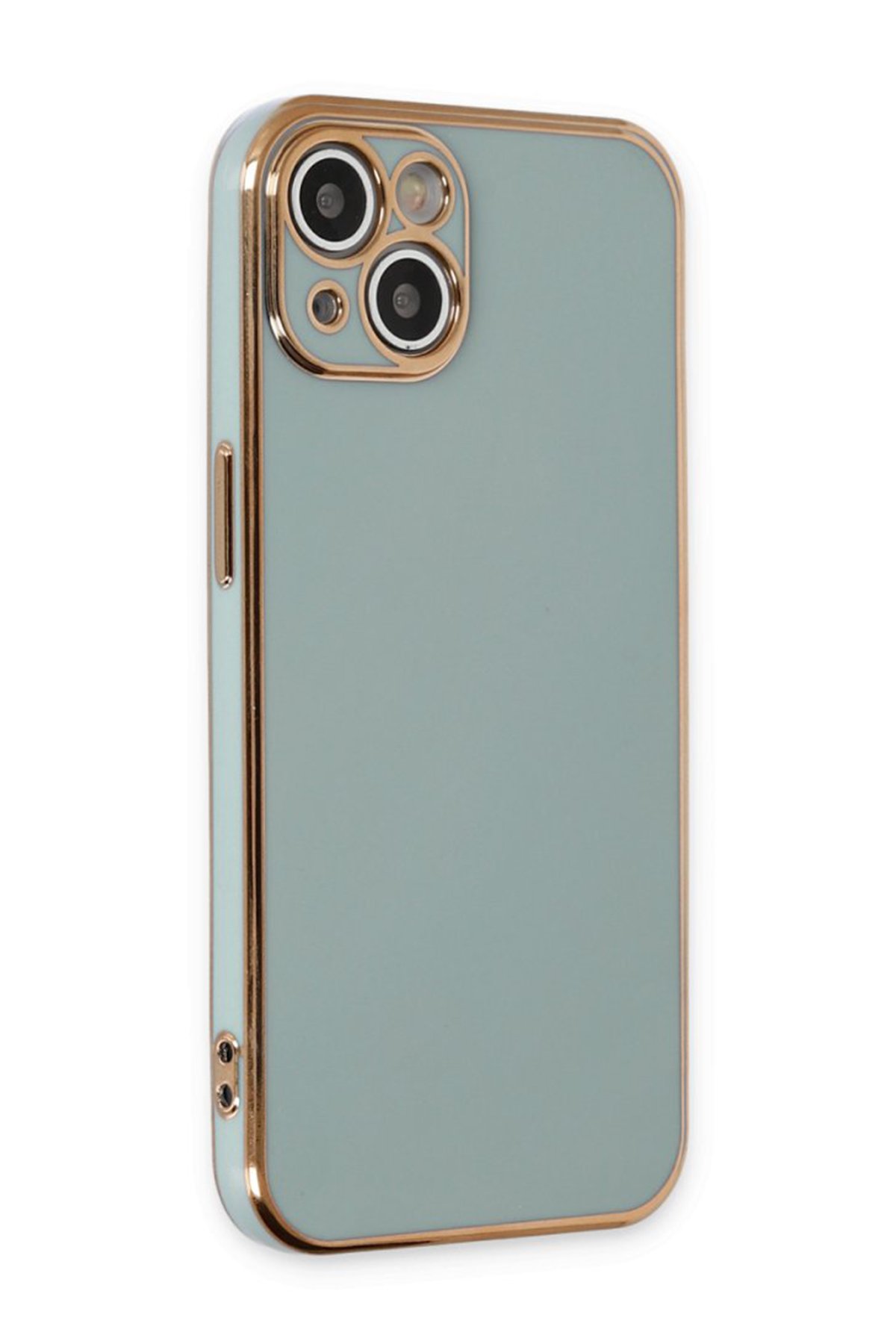 Newface iPhone 15 Kılıf Volet Silikon - Mor