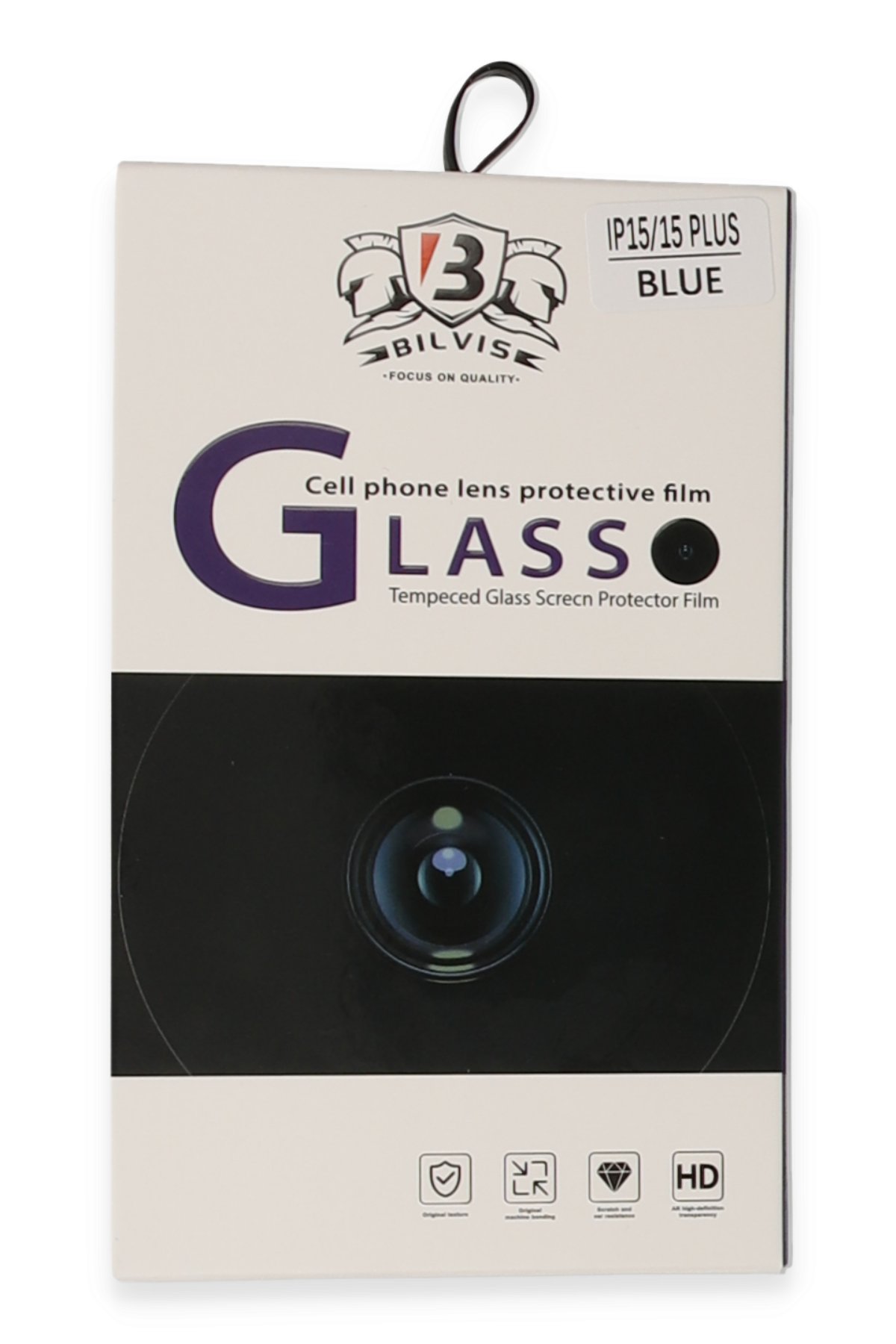 Newface iPhone 15 Plus Bilvis Titan Kamera Lens - Siyah