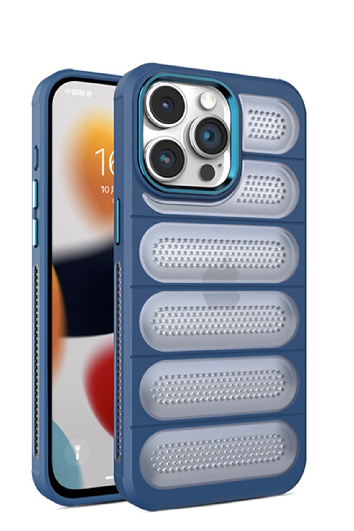 Newface iPhone 15 Pro Kılıf Volet Silikon - Kırmızı