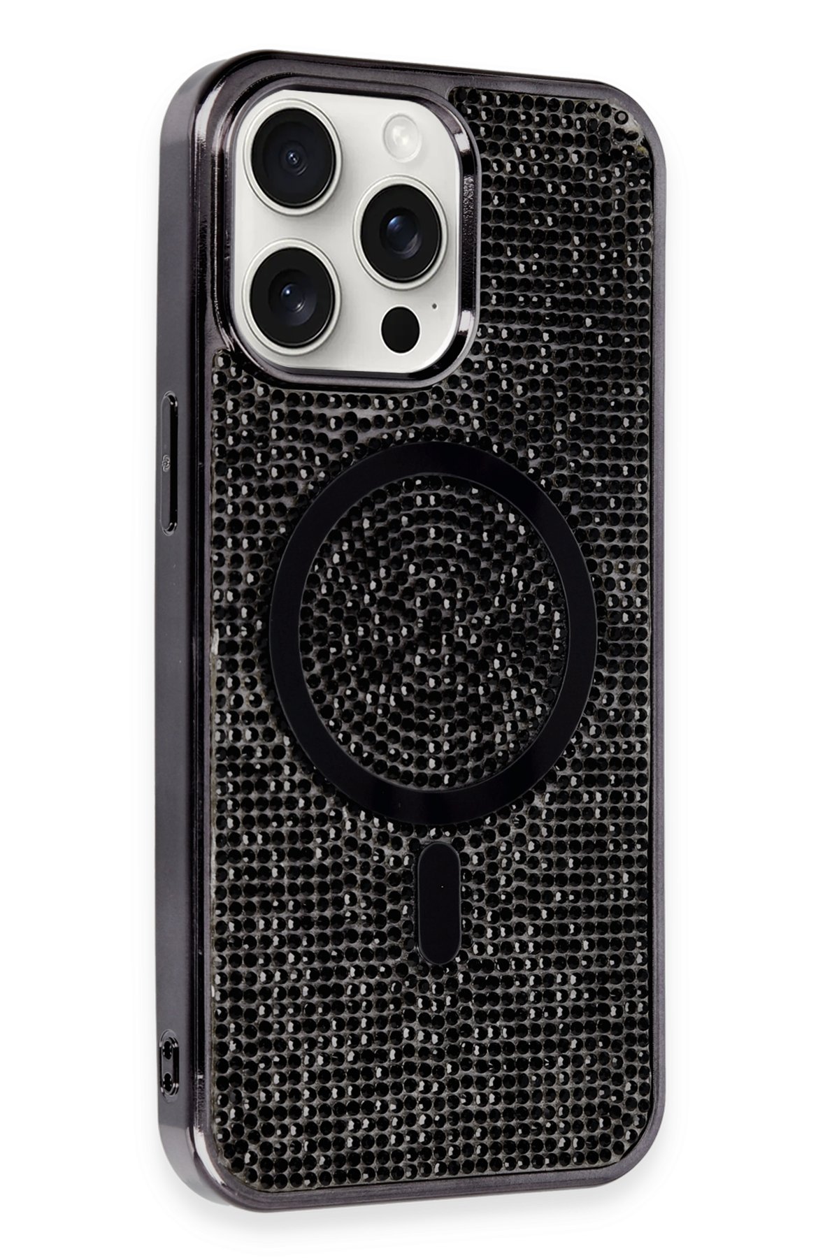 Newface iPhone 15 Pro Kılıf Slot Silikon - Gold