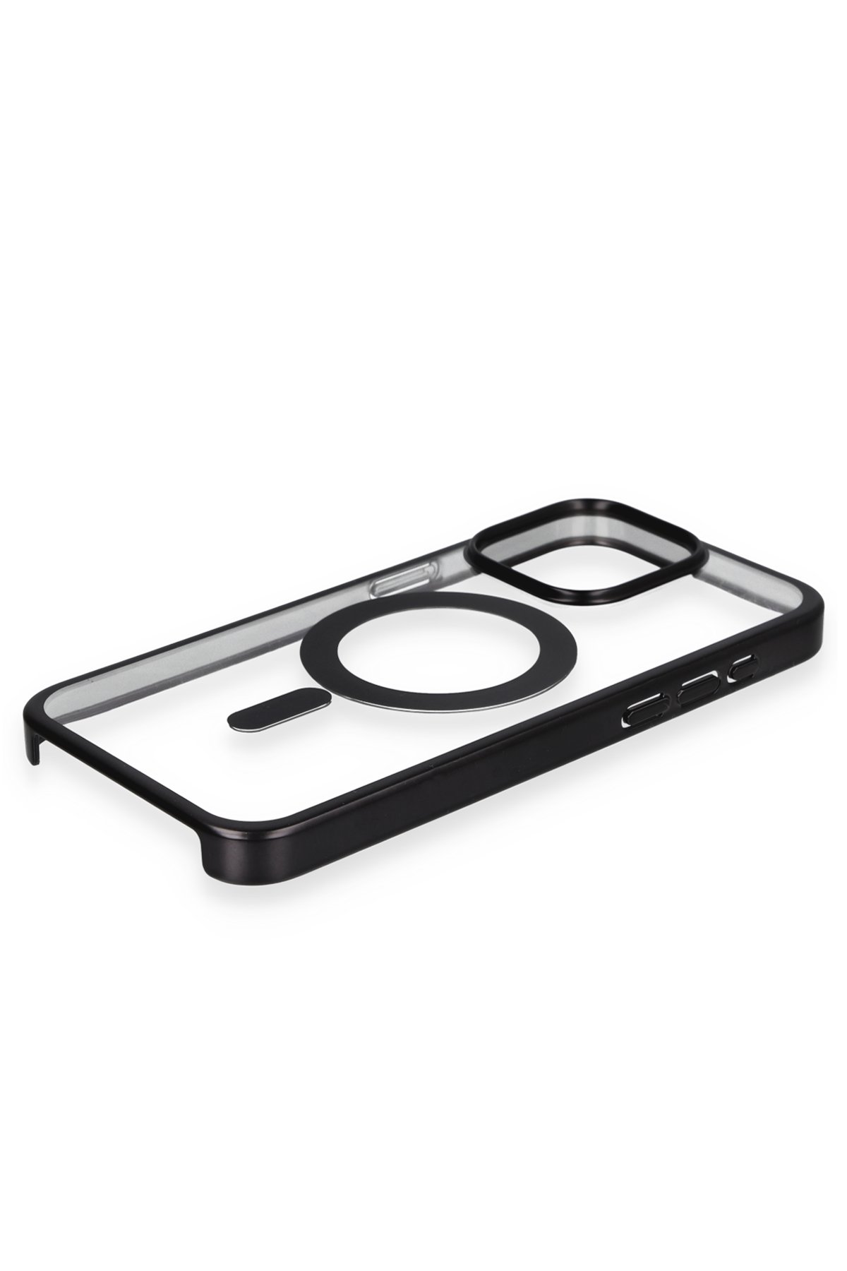 Newface iPhone 15 Pro Kılıf Montreal Silikon Kapak - Siyah