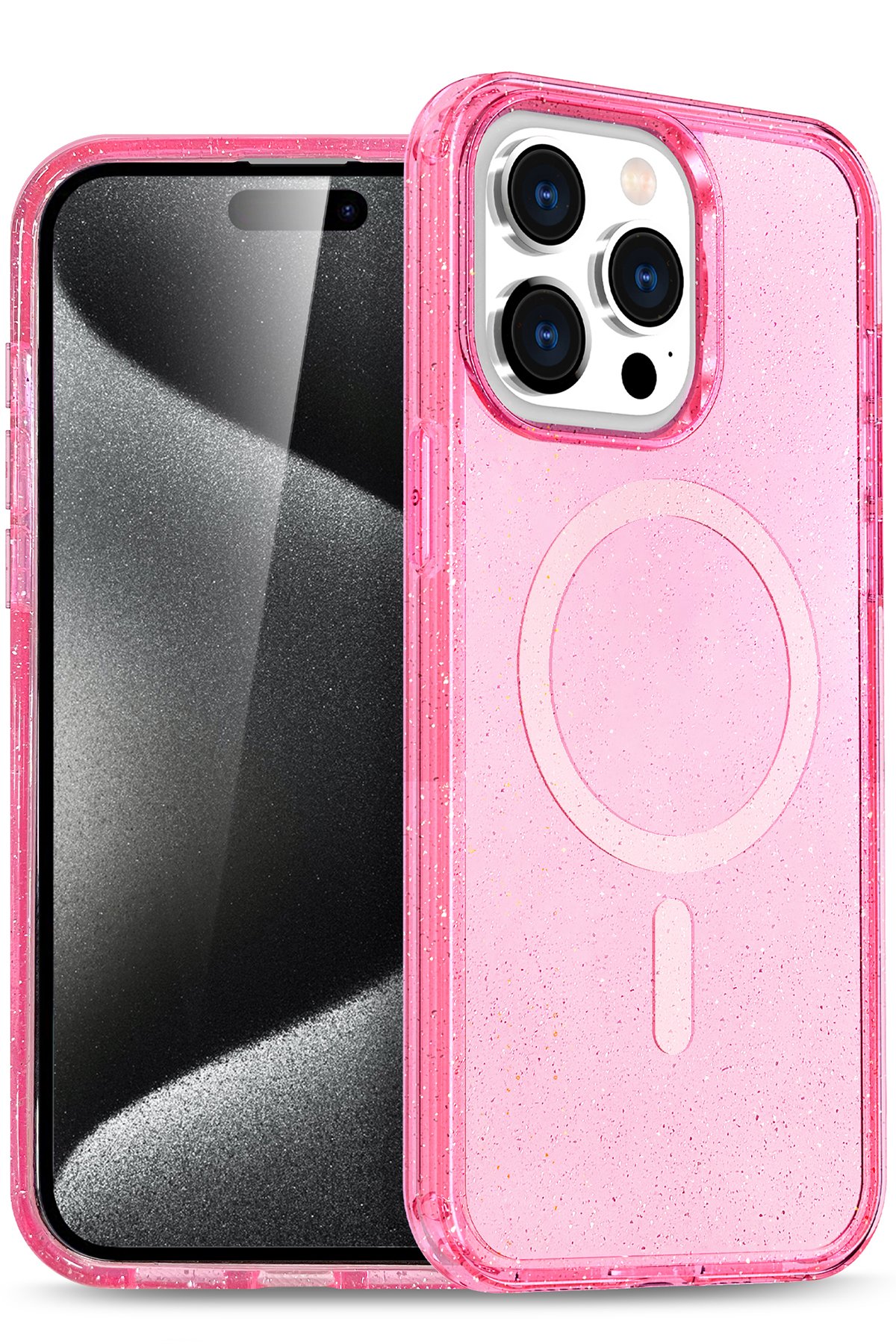 Newface iPhone 15 Pro Kılıf Reflexion Desenli Kapak - Desen 9