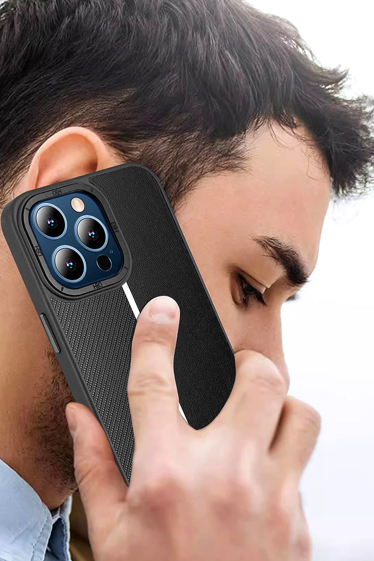 HDD iPhone 15 Pro Kılıf HBC-188 Astra Kapak - Derin Mor