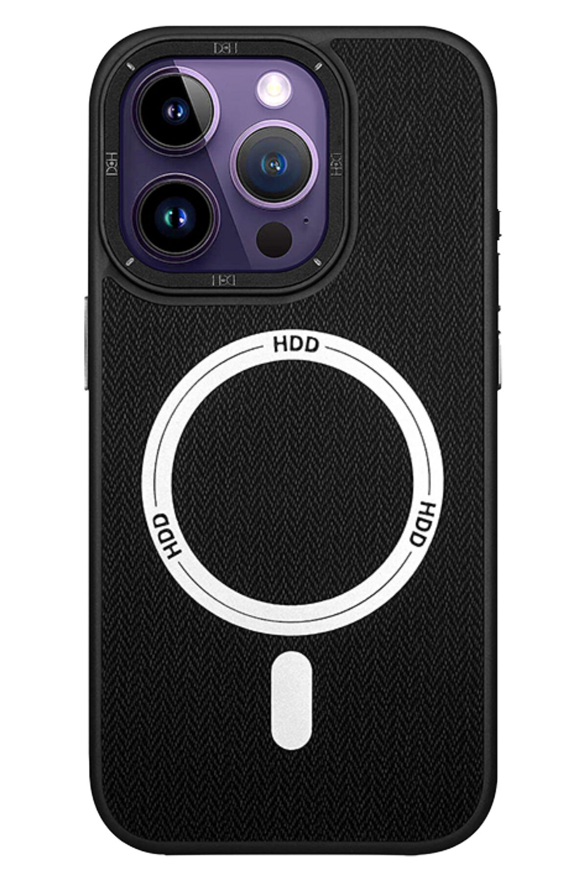 HDD iPhone 15 Pro Kılıf HBC-190 Kolaj Kapak - Kahverengi