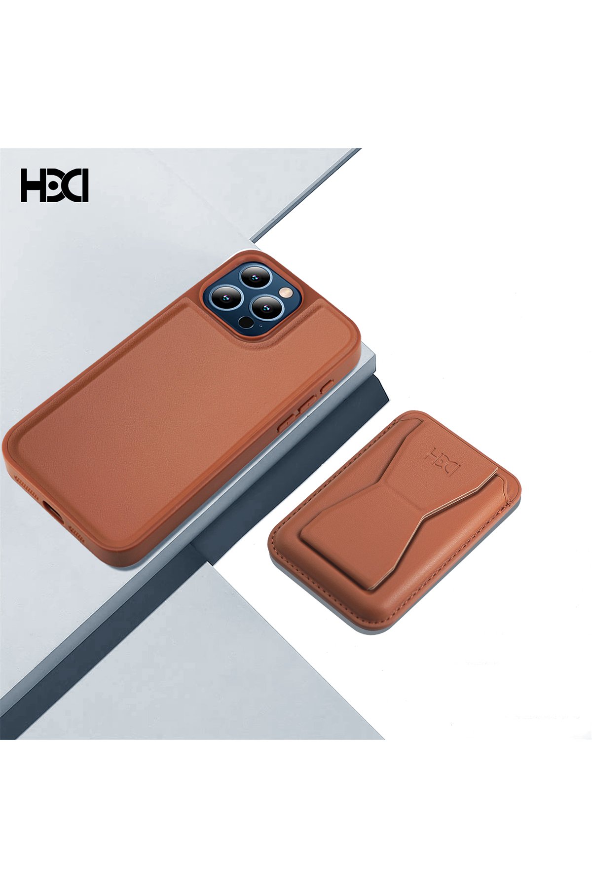 HDD iPhone 15 Pro Kılıf HBC-222 Bern Kapak - Gri