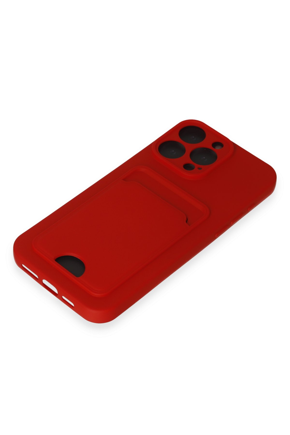 Newface iPhone 15 Pro Kılıf Optimum Silikon - Kırmızı