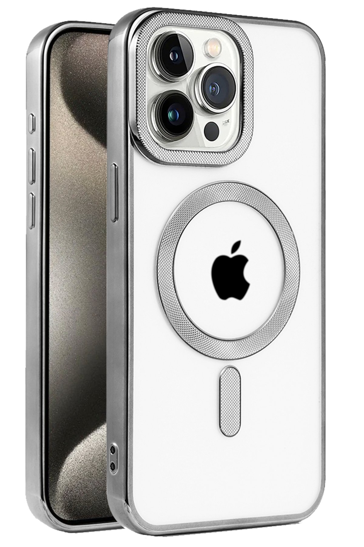 Newface iPhone 15 Pro Primera Magsafe Standlı Kapak - Bordo