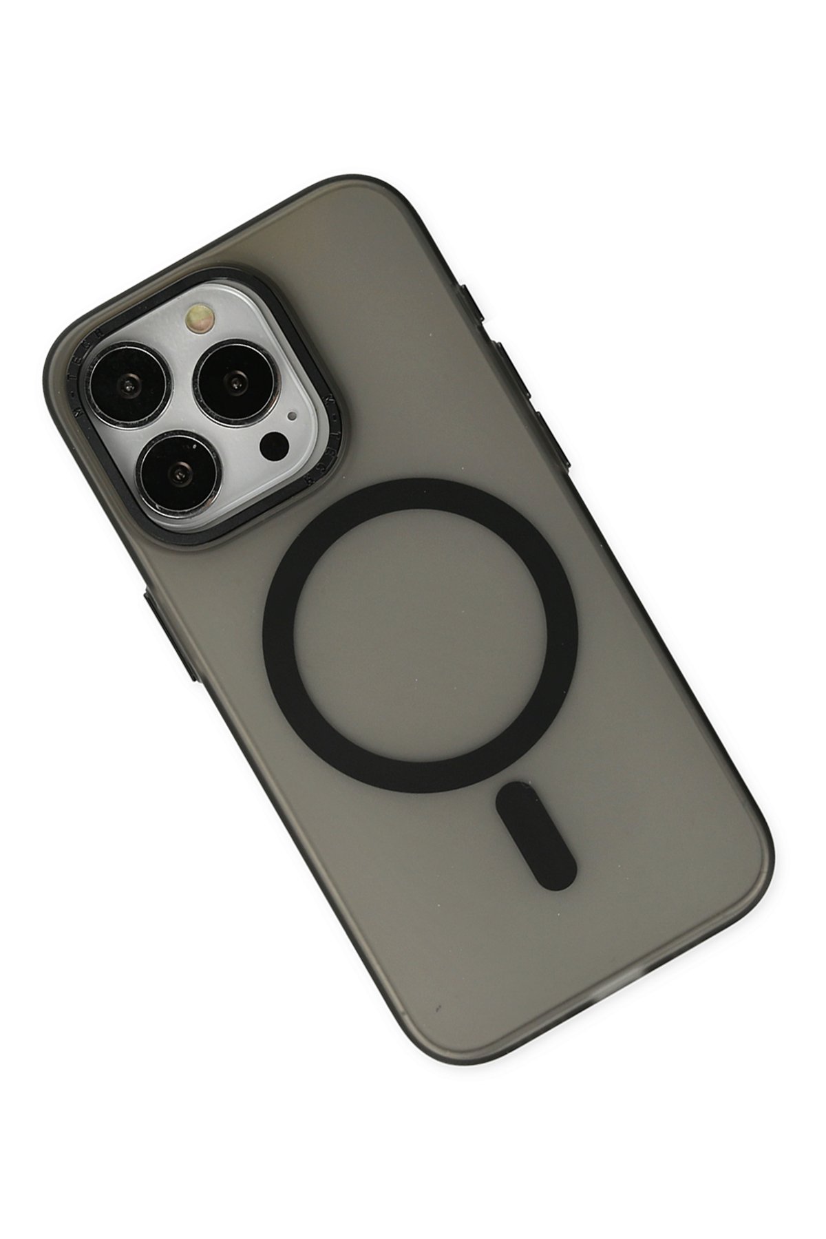 Newface iPhone 15 Pro Kılıf Nano içi Kadife Silikon - Lila