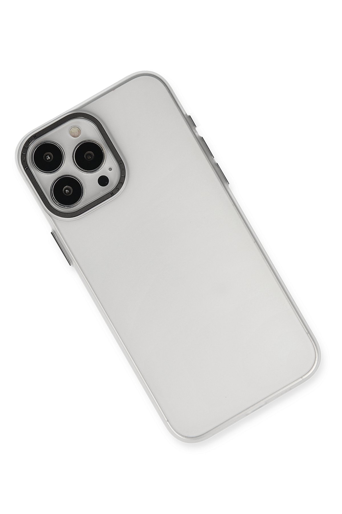 Newface iPhone 15 Pro Kılıf Pc Sert Şeffaf Kapak - Şeffaf