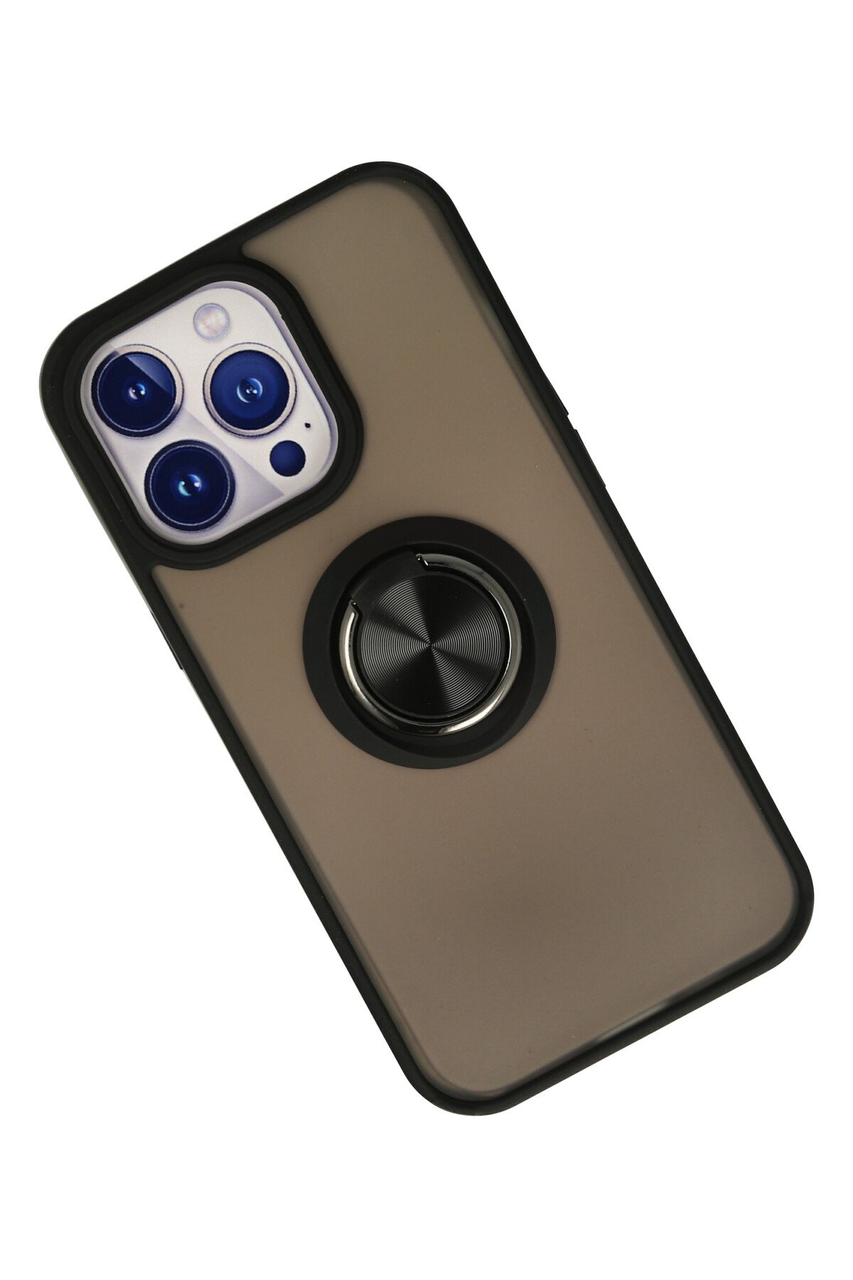 Newface iPhone 15 Pro Kılıf Slot Silikon - Siyah