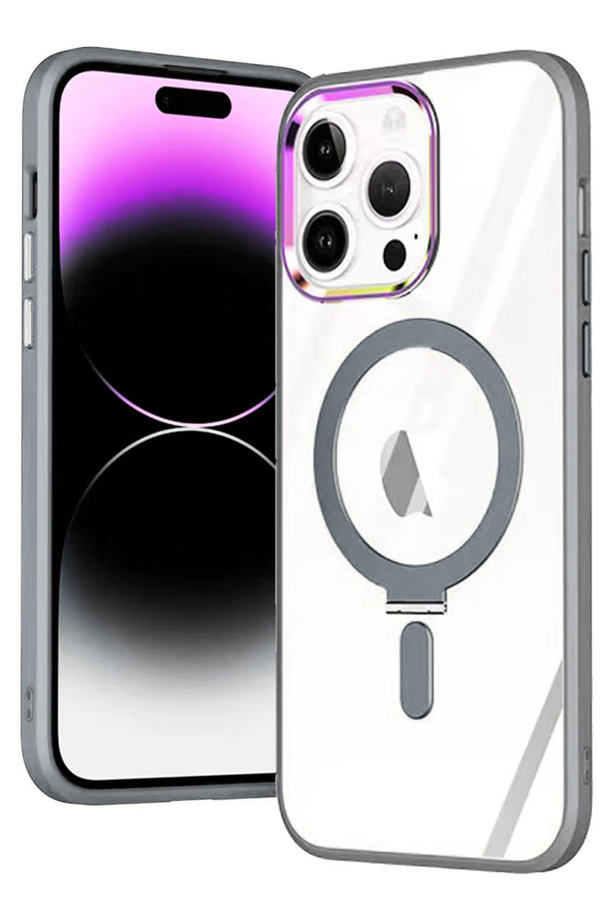 Newface iPhone 15 Pro Raze Metal Kamera Lens - Gümüş