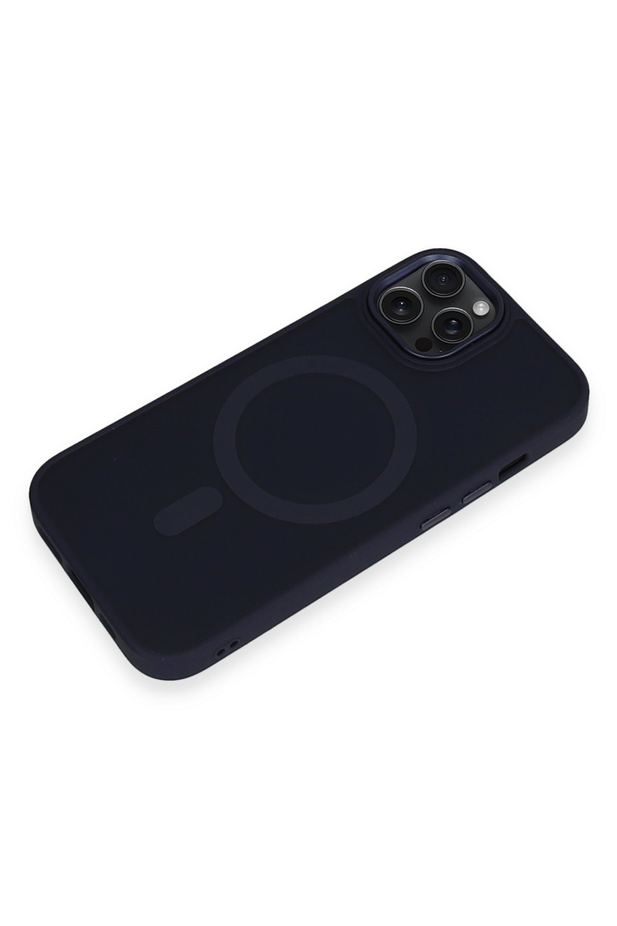 Newface iPhone 15 Pro Kılıf Kronos Magsafe Kapak - Titanyum Gri