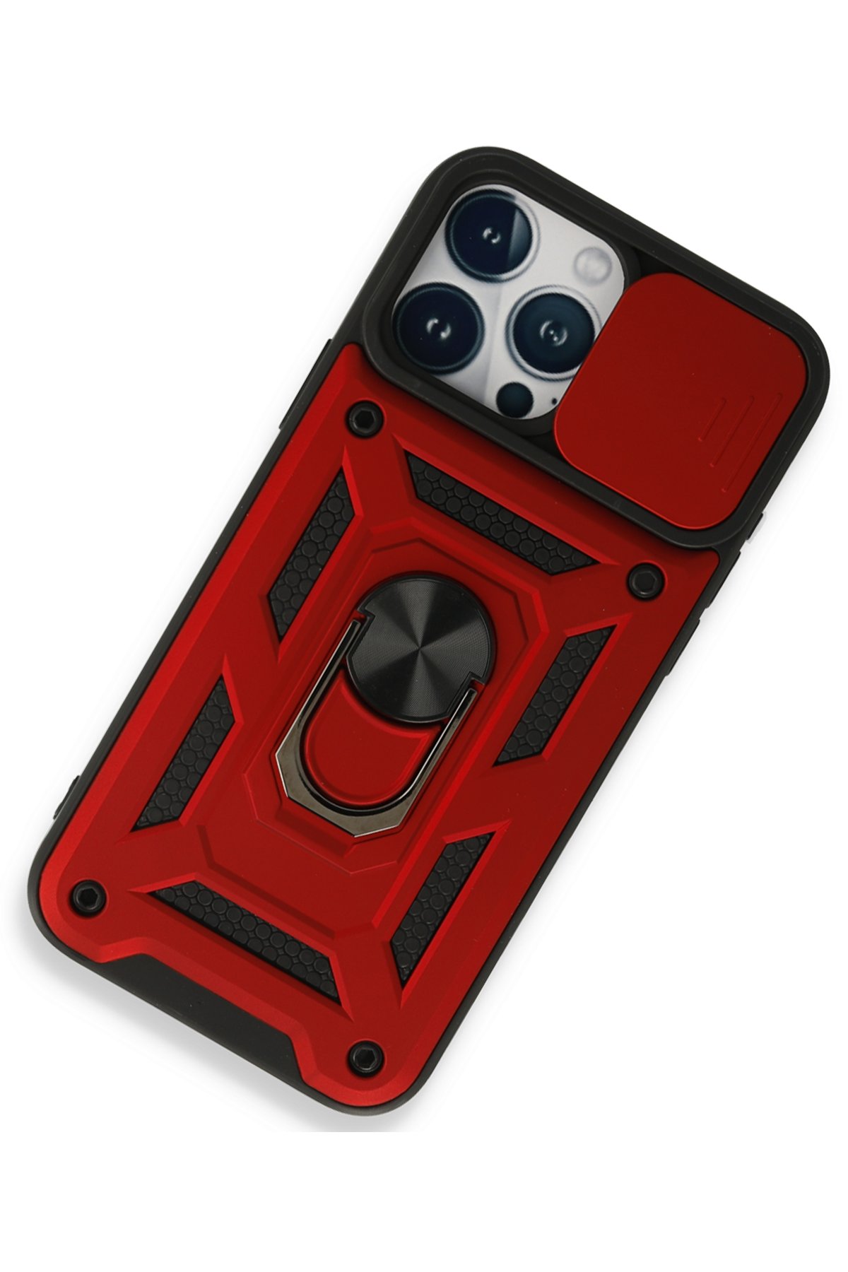 Newface iPhone 15 Pro Primera Magsafe Standlı Kapak - Bordo