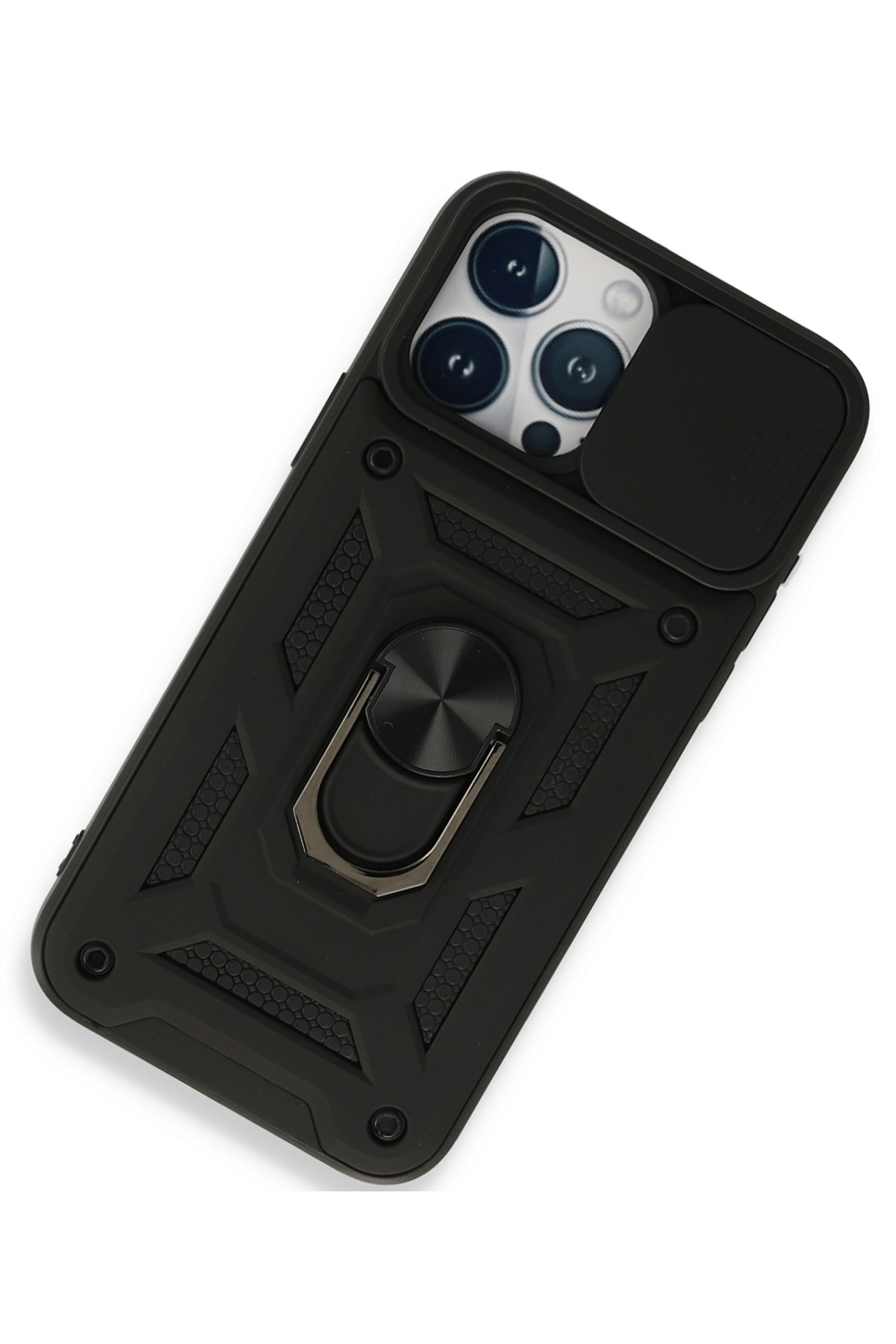 Newface iPhone 15 Pro Kılıf Montreal Silikon Kapak - Mor