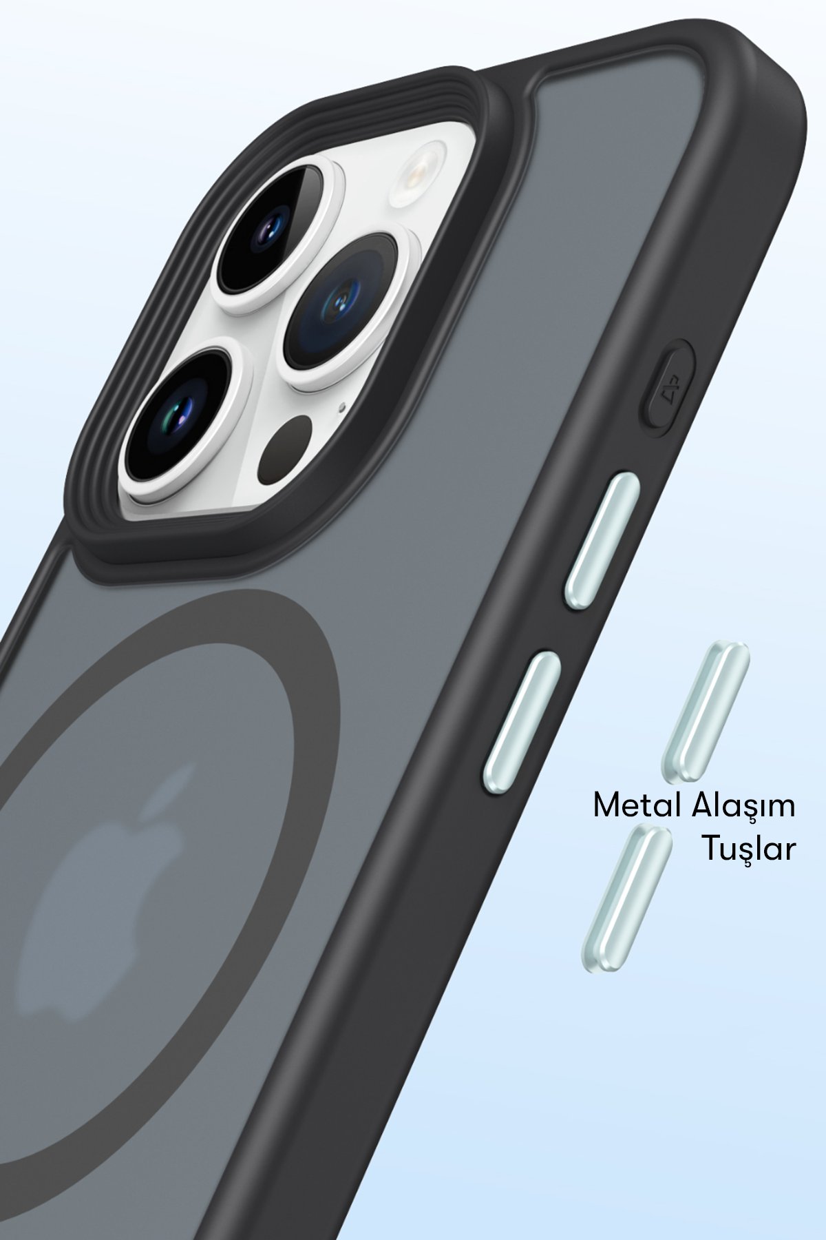 Newface iPhone 15 Pro Kılıf Puma Silikon - Koyu Mor