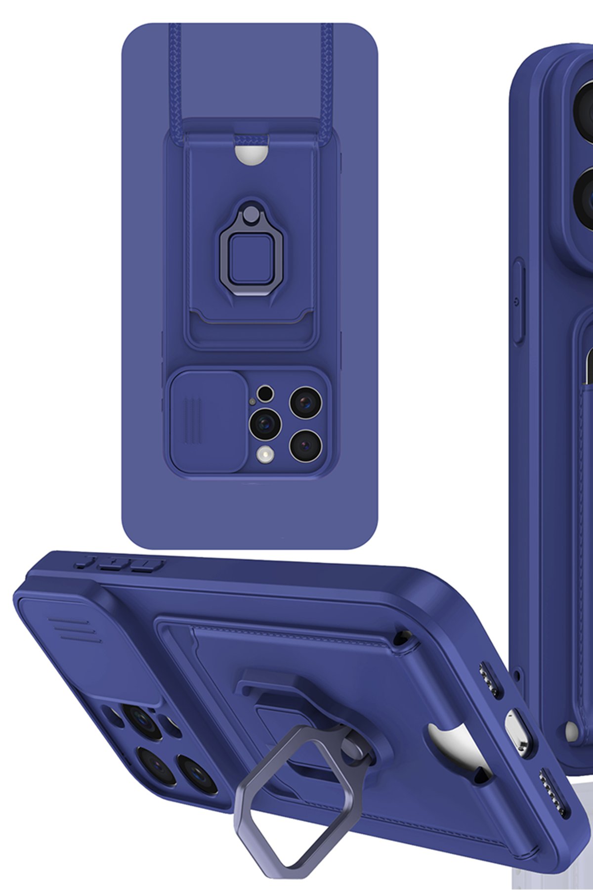 Newface iPhone 15 Pro Kılıf Oslo Magsafe Kapak - Siyah