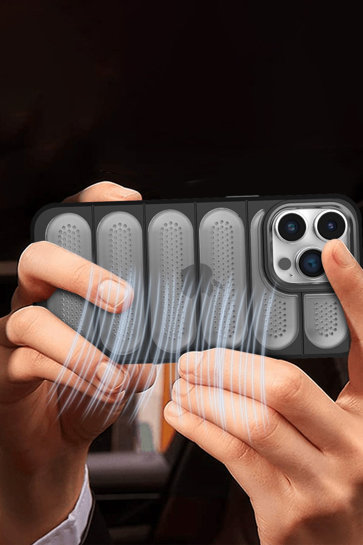 Newface iPhone 15 Pro Max Kılıf Daisy Simli Magsafe Kapak - Pembe