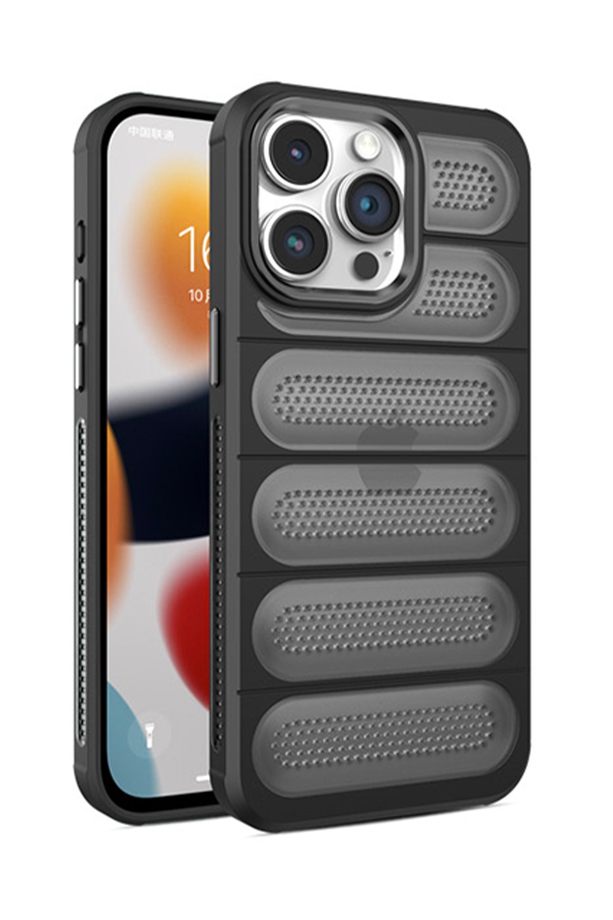 Newface iPhone 15 Pro Max Kılıf Reflexion Desenli Kapak - Desen 4