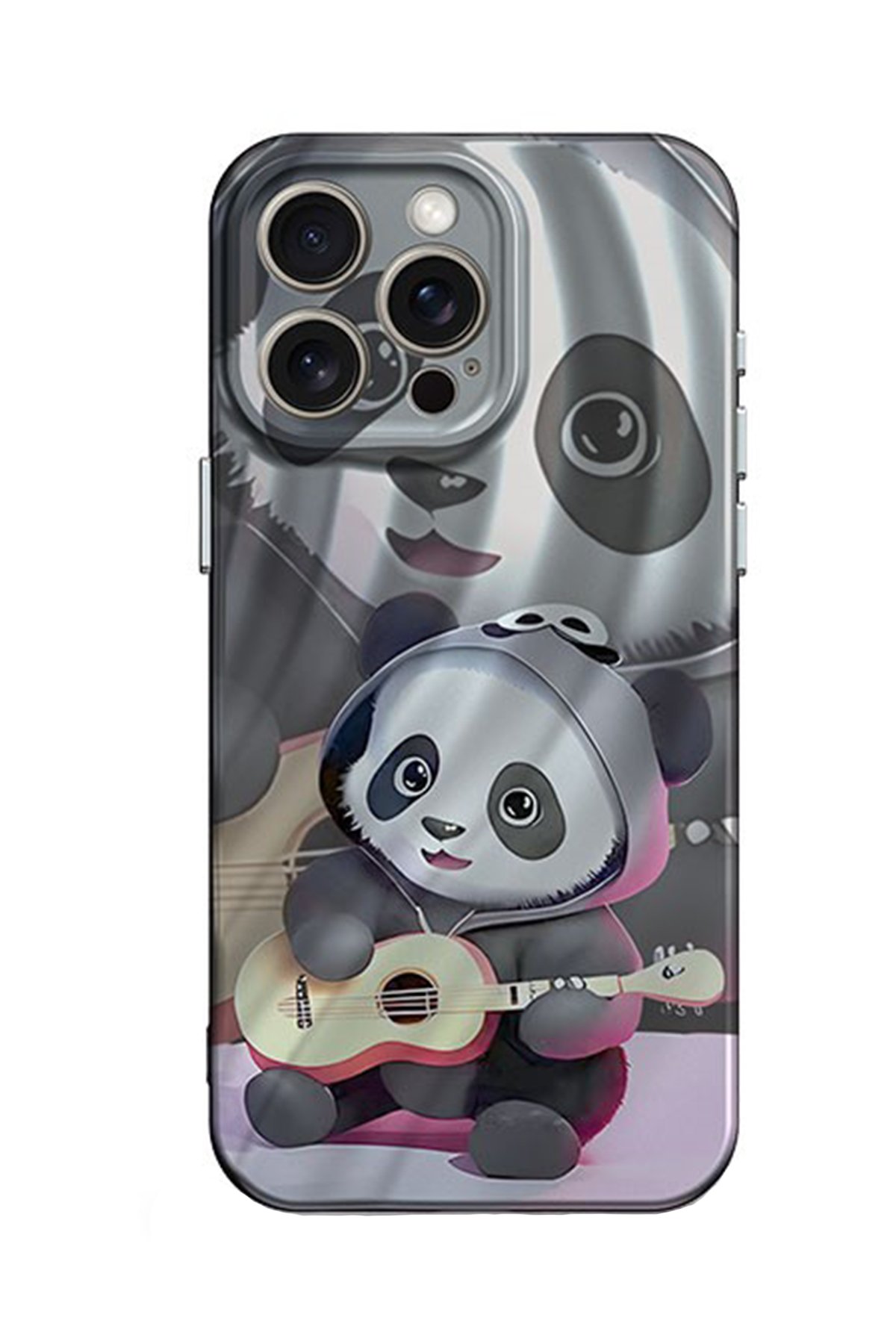 Newface iPhone 15 Pro Max Kılıf Mirror Desenli Kapak - Mirror - 10
