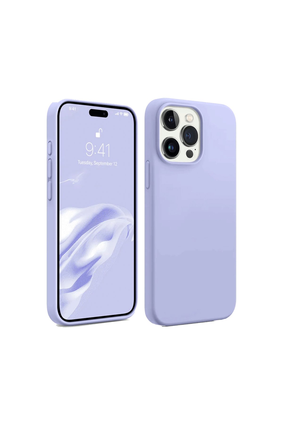 Newface iPhone 15 Pro Max Kılıf Elegant Kapak - Açık Mavi