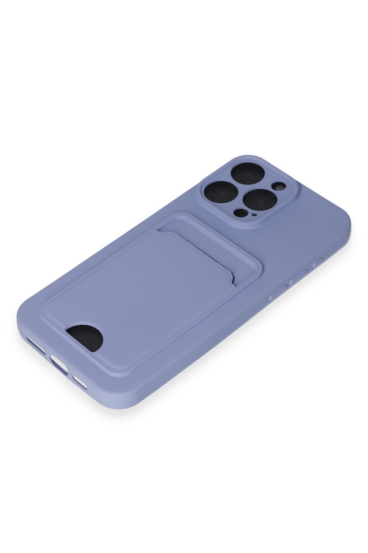 Newface iPhone 15 Pro Max Kılıf Pars Lens Yüzüklü Silikon - Yeşil