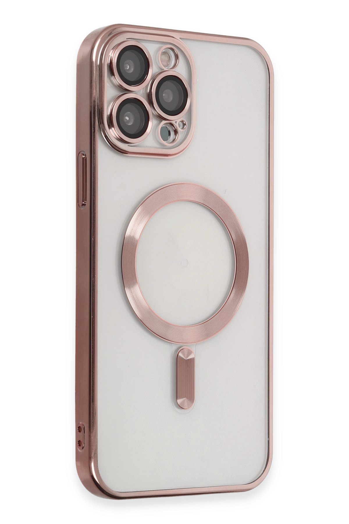 Newface iPhone 15 Pro Max Flower Magsafe Kapak - Sarı