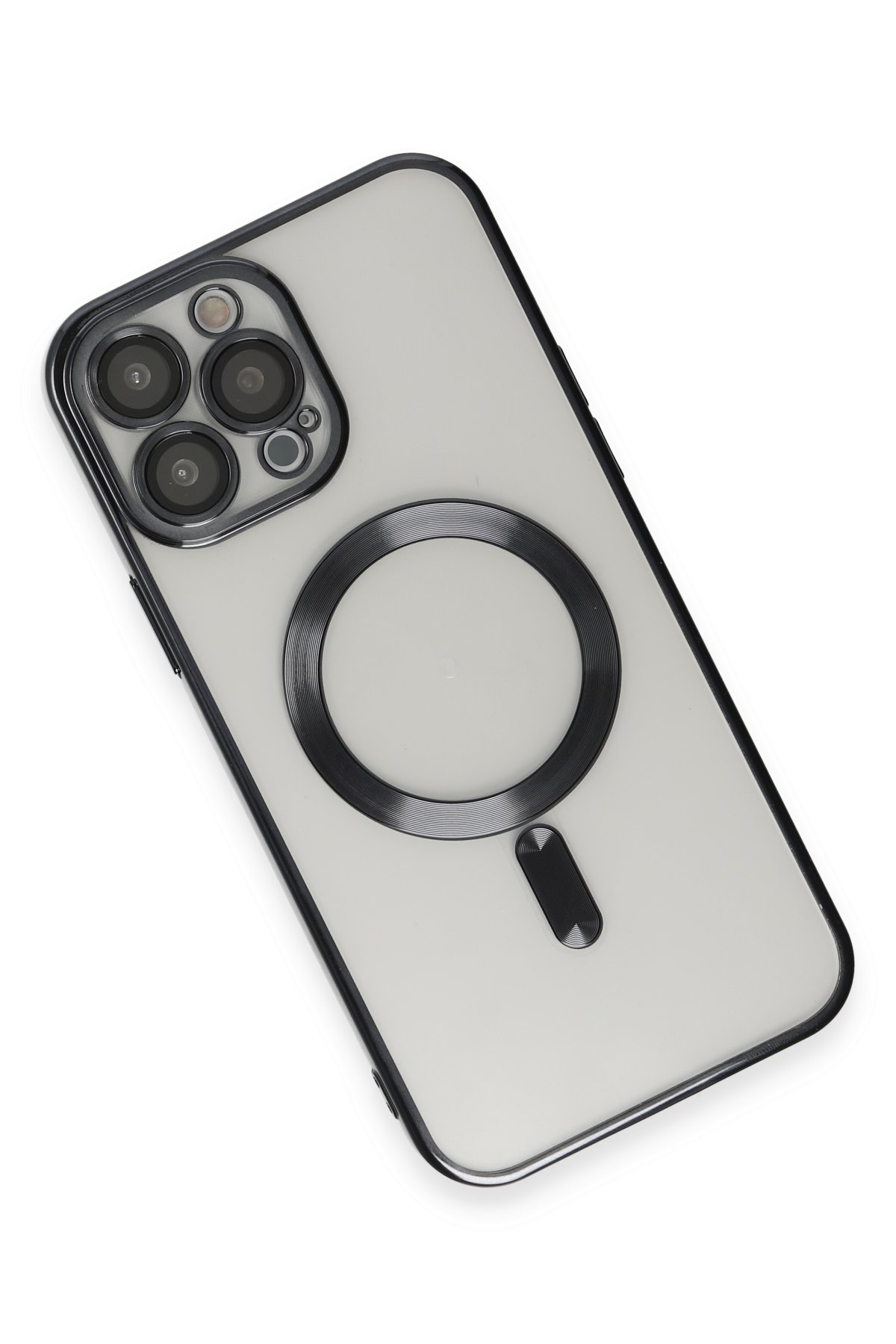 Newface iPhone 15 Pro Max Kılıf Kross Magneticsafe Kapak - Mor