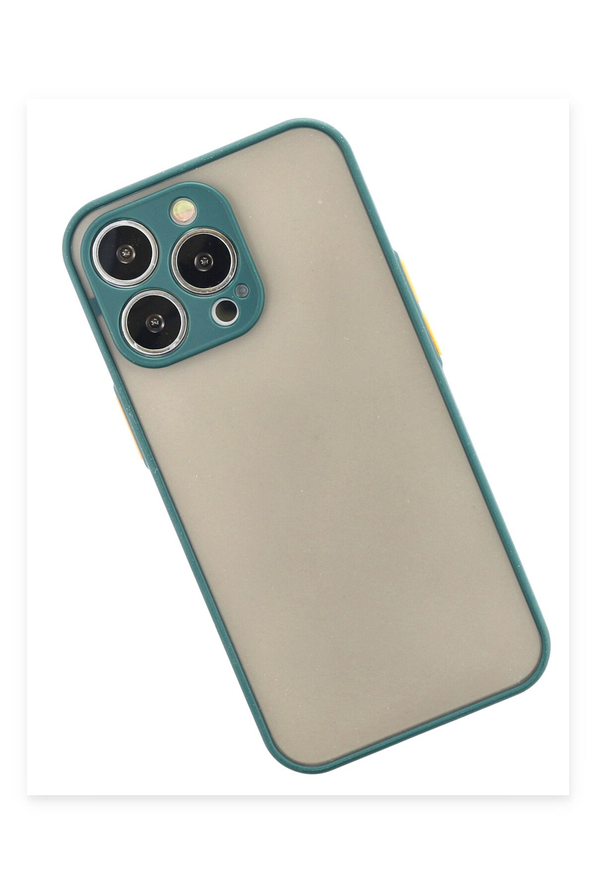 Newface iPhone 15 Pro Max Kılıf Boyi Silikon Kapak - Derin Mor