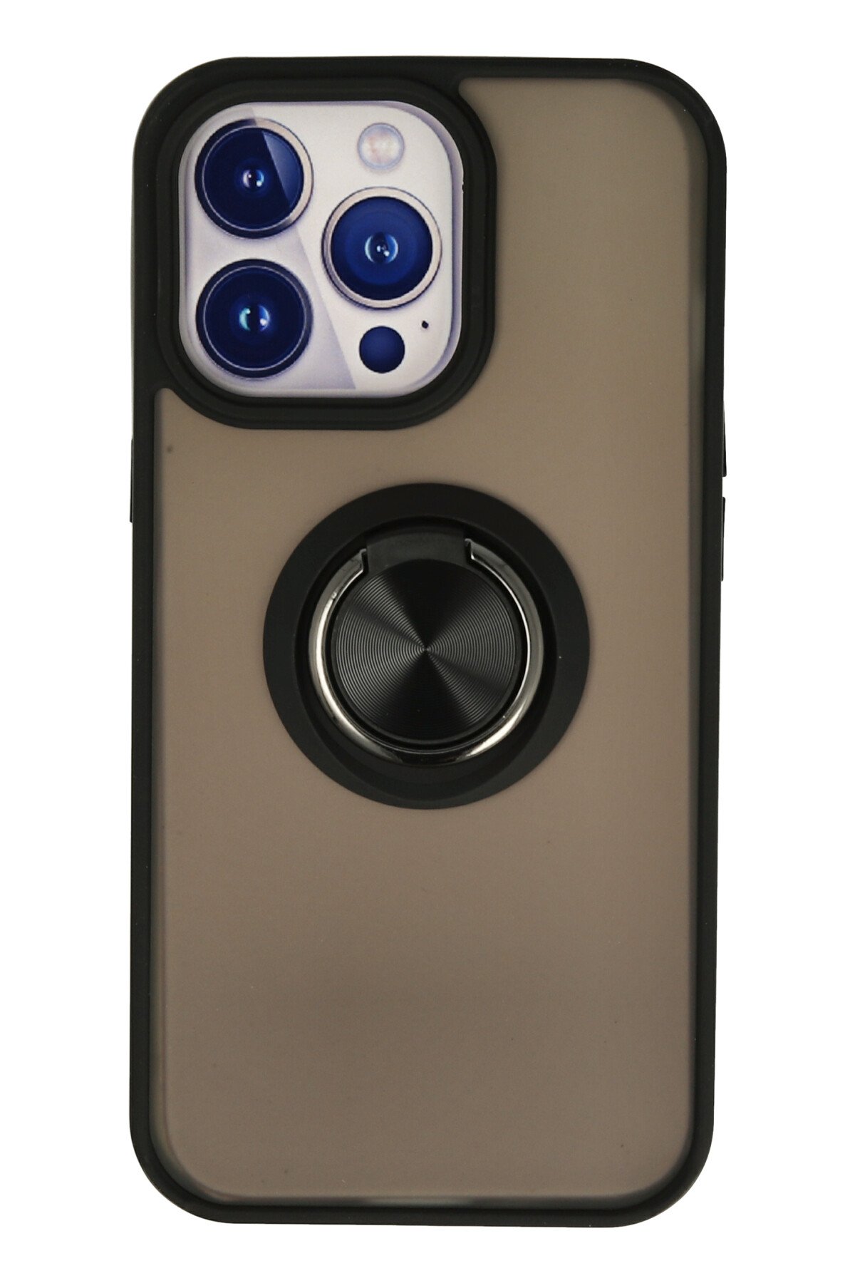 Newface iPhone 15 Pro Max Kılıf Nano içi Kadife Silikon - Pudra