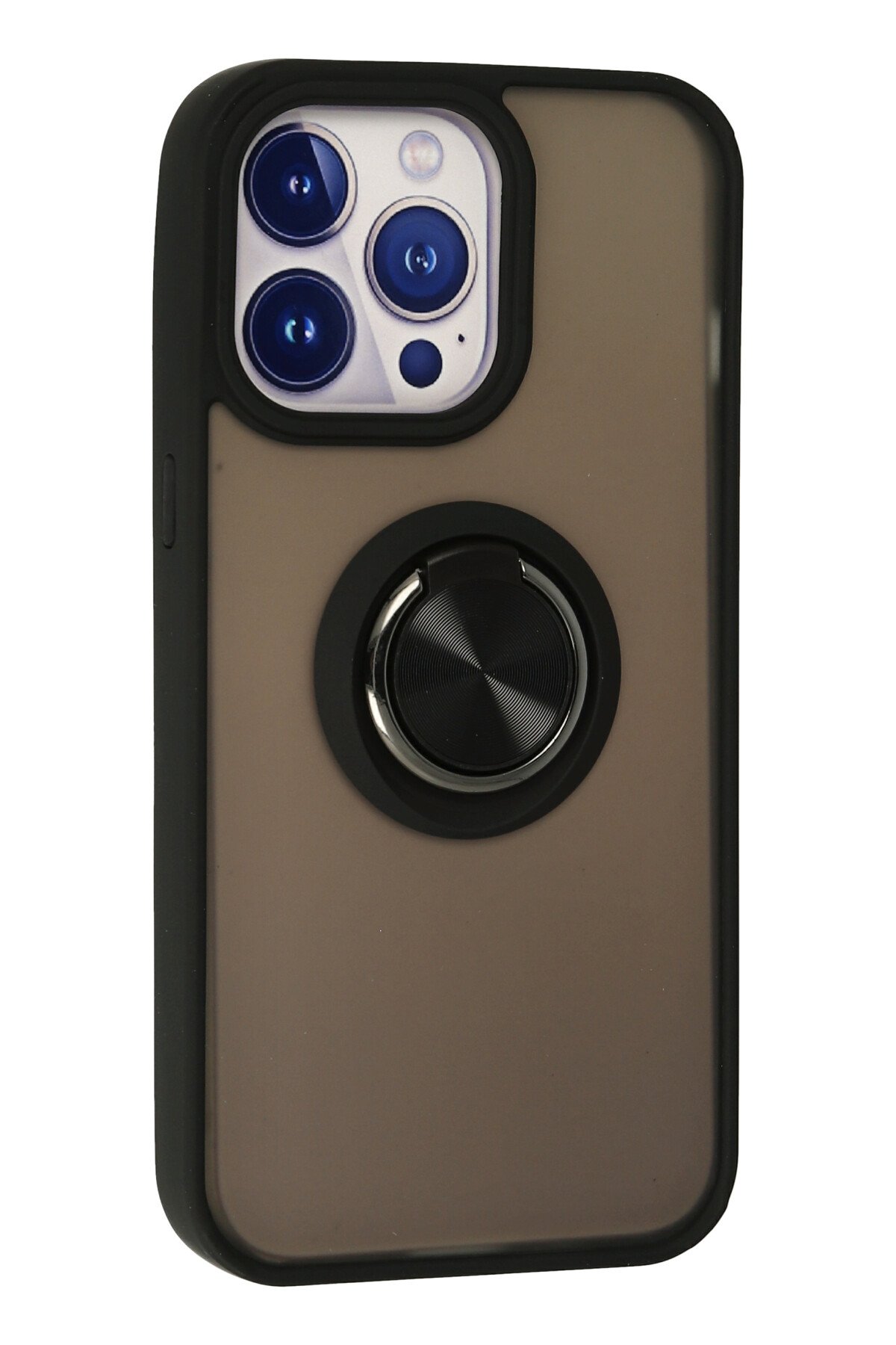 Newface iPhone 15 Pro Max Kılıf Nano içi Kadife Silikon - Pudra