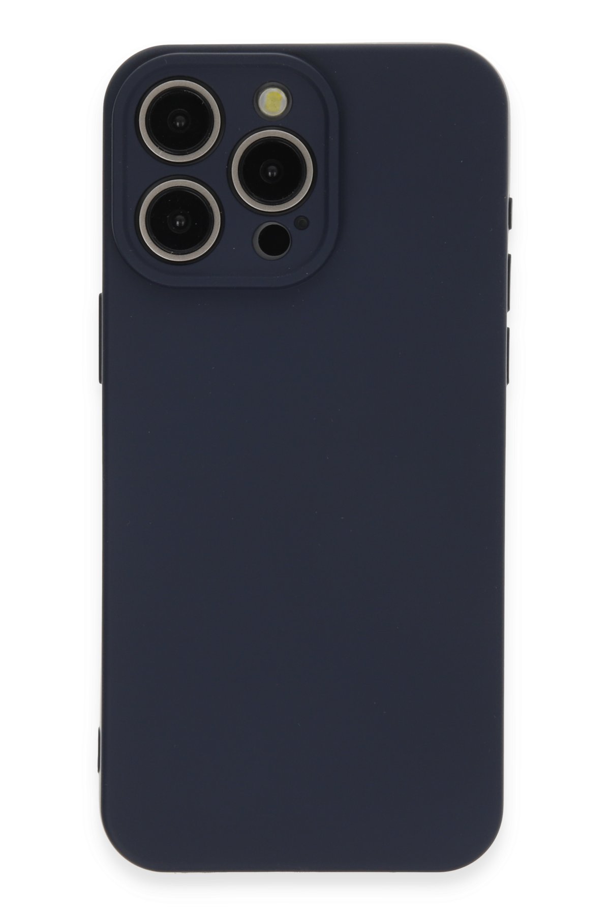 Newface iPhone 15 Pro Max Kılıf Nano içi Kadife Silikon - Pudra