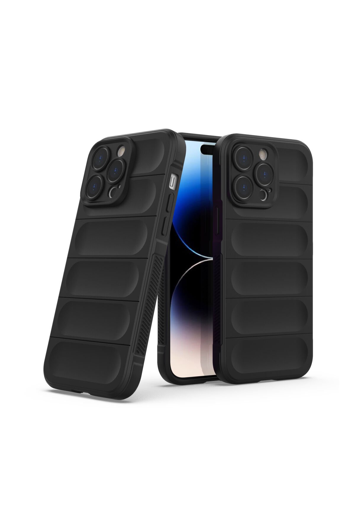 Newface iPhone 15 Pro Max Kılıf First Silikon - Koyu Yeşil