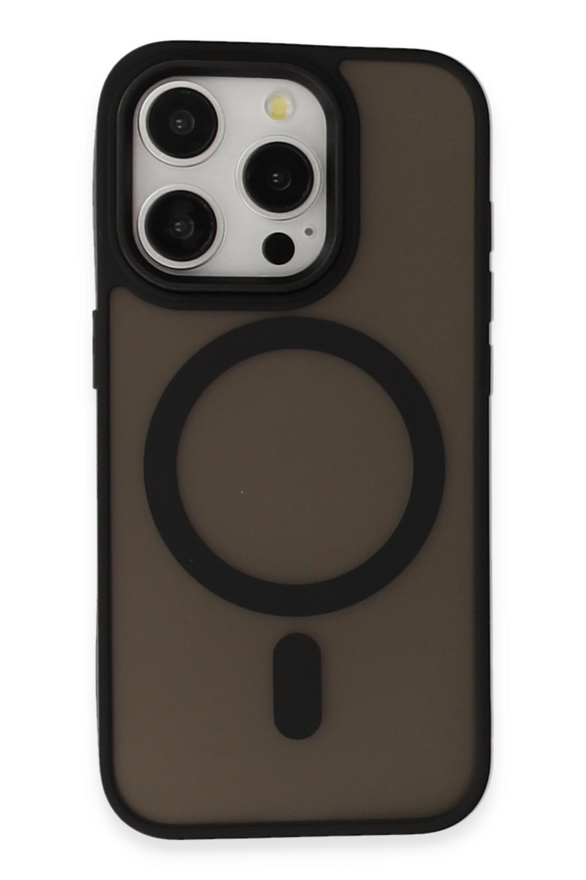 Newface iPhone 15 Pro Max Kılıf First Silikon - Koyu Yeşil